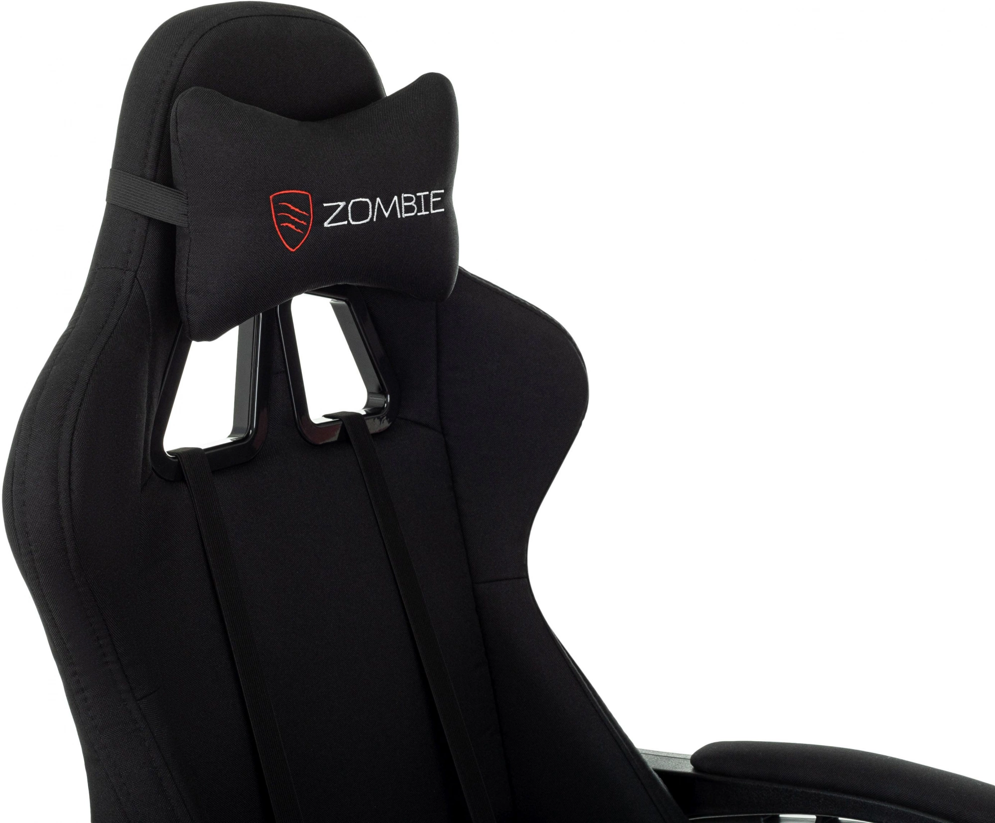 Кресло игровое Zombie Weaver черный с подголов. крестов. пластик подст.для ног пластик черный — миниатюра 16