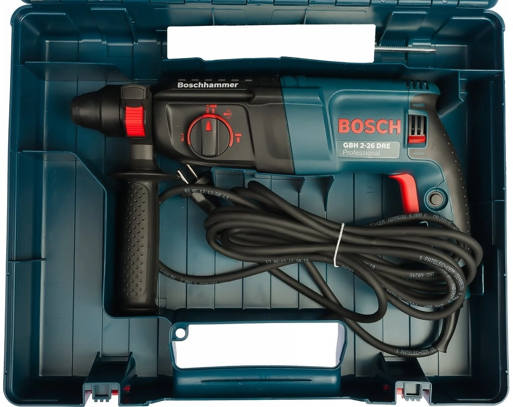 Перфоратор Bosch GBH 2-26 DRE Professional патрон:SDS-plus уд.:2.7Дж 800Вт (кейс в комплекте) — миниатюра 6
