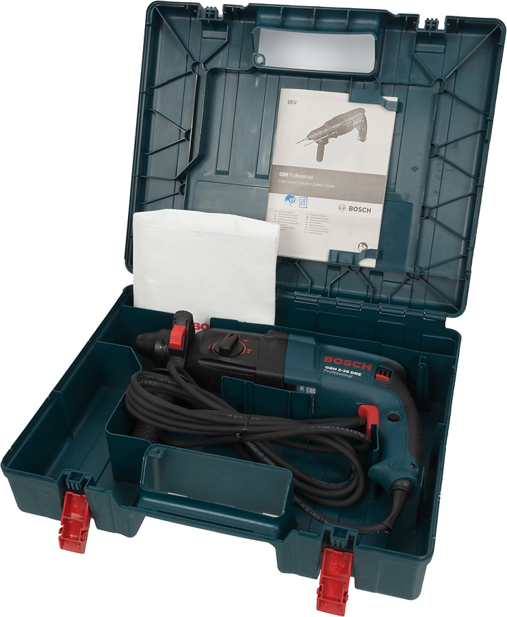 Перфоратор Bosch GBH 2-26 DRE Professional патрон:SDS-plus уд.:2.7Дж 800Вт (кейс в комплекте) — миниатюра 2