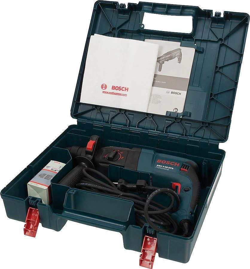 Перфоратор Bosch GBH 2-26 DFR Professional патрон:SDS-plus уд.:2.7Дж 800Вт (кейс в комплекте) — миниатюра 4