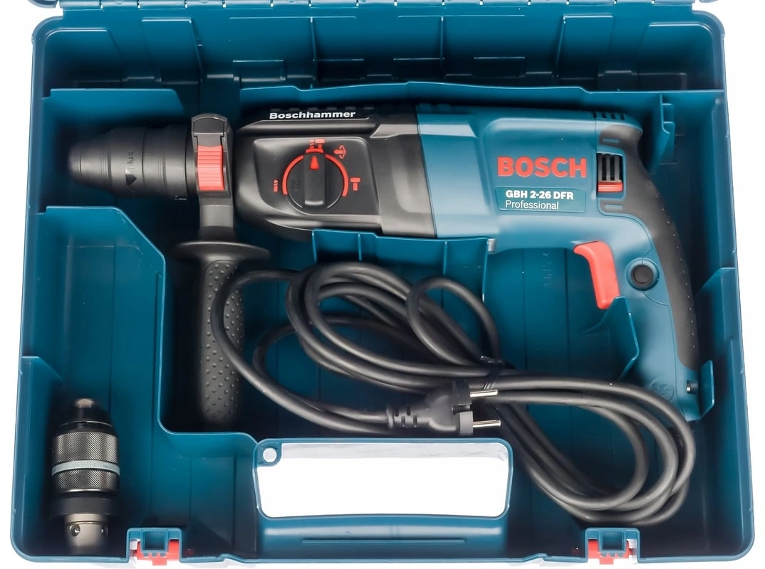 Перфоратор Bosch GBH 2-26 DFR Professional патрон:SDS-plus уд.:2.7Дж 800Вт (кейс в комплекте) — миниатюра 9