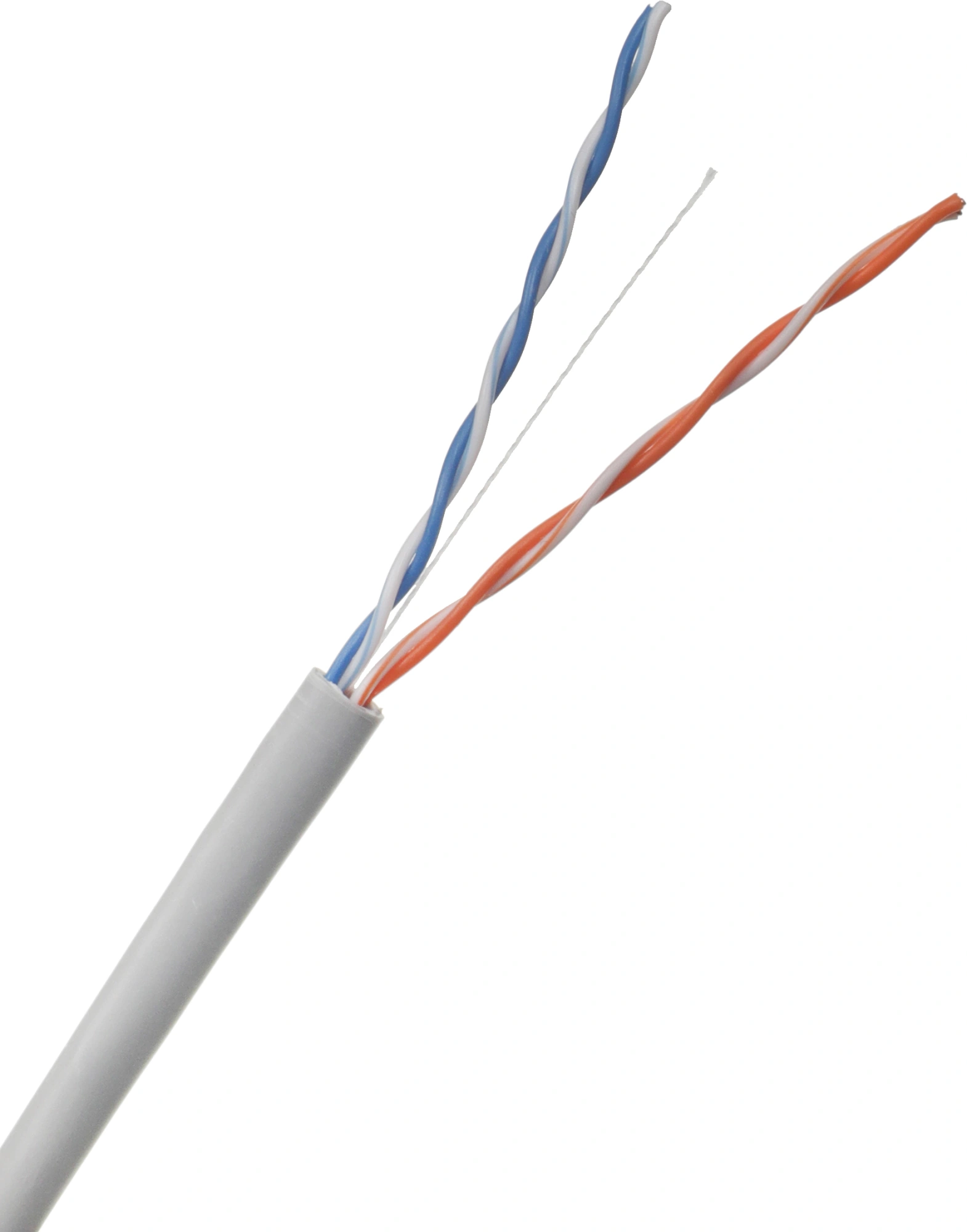 Кабель информационный PROconnect 01-0027 кат.5E FTP 2 пары 24AWG PVC внутренний 305м серый — миниатюра 5