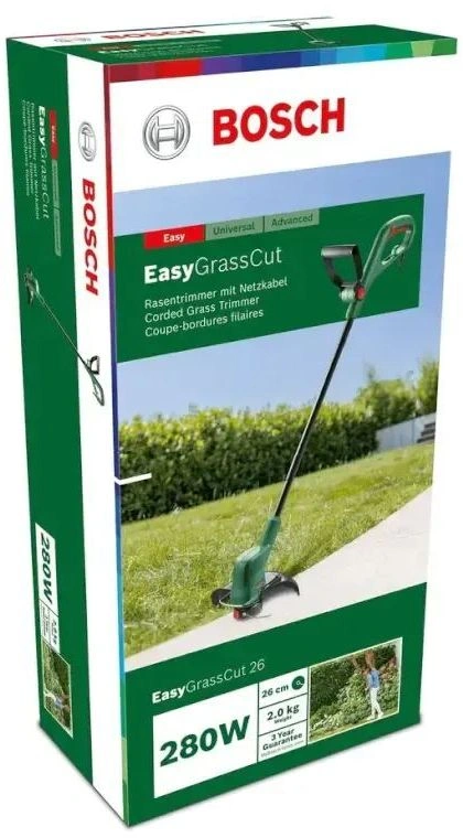 Триммер электрический Bosch EasyGrassCut 26 280Вт неразбор.штан. реж.эл.:леска — миниатюра 2