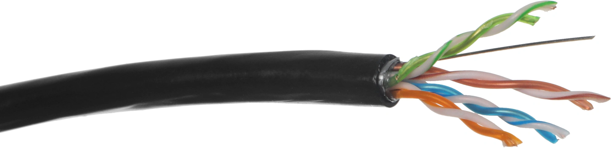 Кабель информационный PROconnect 01-0154 кат.5E FTP 4 пары 24AWG PE внешний 305м черный — миниатюра 4