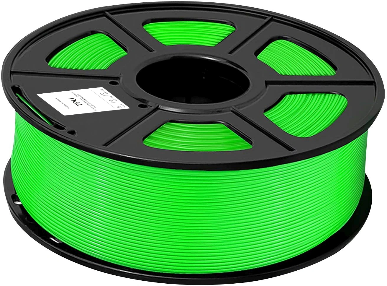 Пластик для принтера 3D Cactus CS-3D-TPU-0.8KG-GREEN TPU d1.75мм 0.8кг L336м 1цв. — миниатюра 2