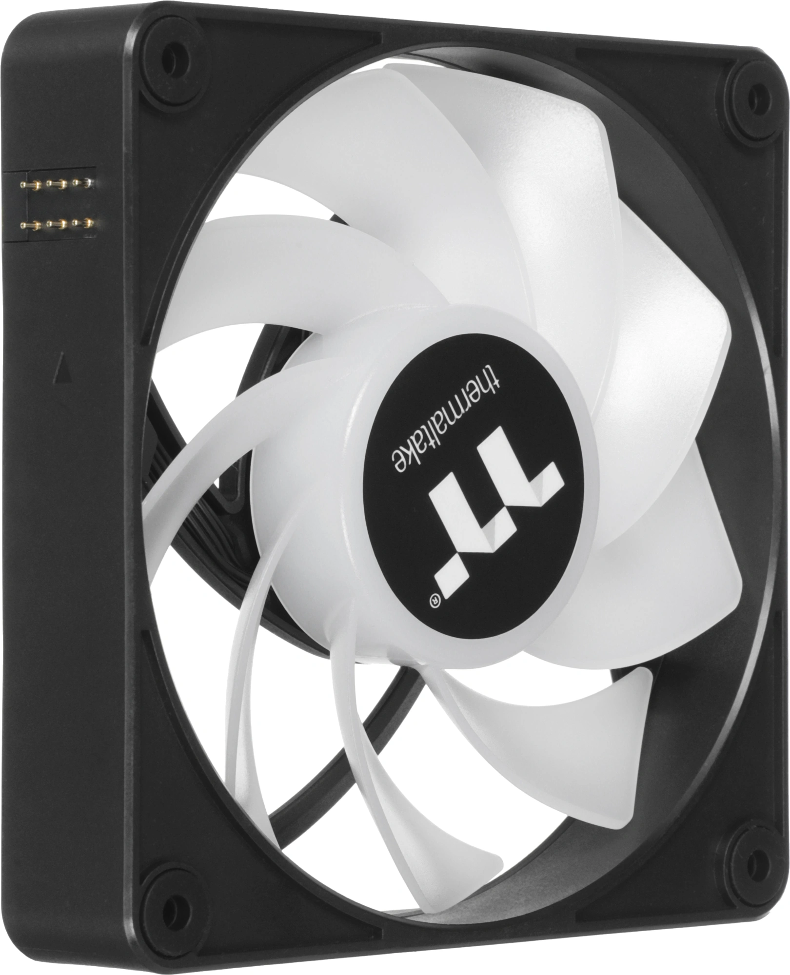 Вентилятор для корпуса Thermaltake CT120 EX Sync Reverse ARGB 120х120x25 черный 4-pin 31.2дБ (упак.:3шт) (CL-F192-PL12SW-A) Ret — миниатюра 7