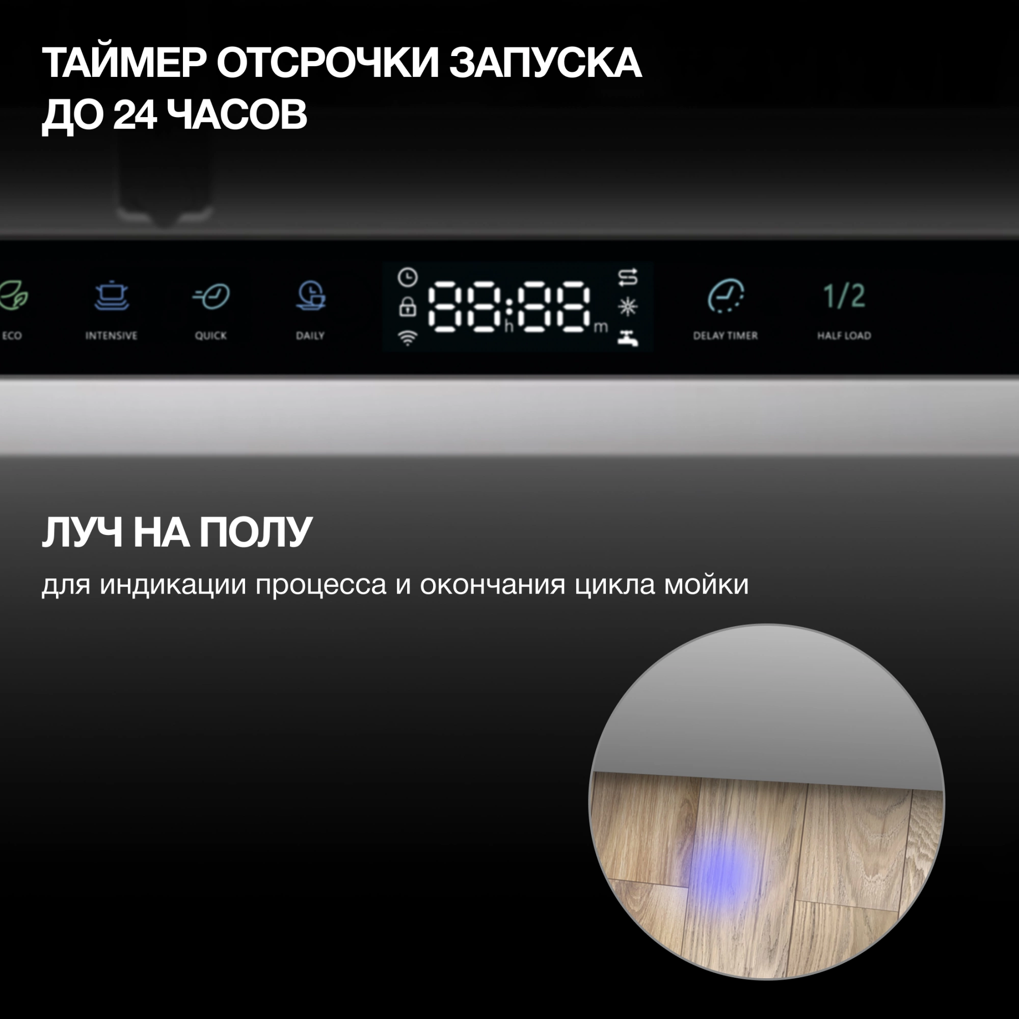 Посудомоечная машина встраив. Hyundai HBD 642 2100Вт полноразмерная нержавеющая сталь инвертор — миниатюра 21