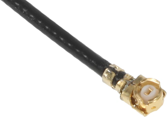 Кабель MikroTik ACSMAUFL solid Cu 0.13м черный outdoor U.fl (m)-SMA (f) — миниатюра 2