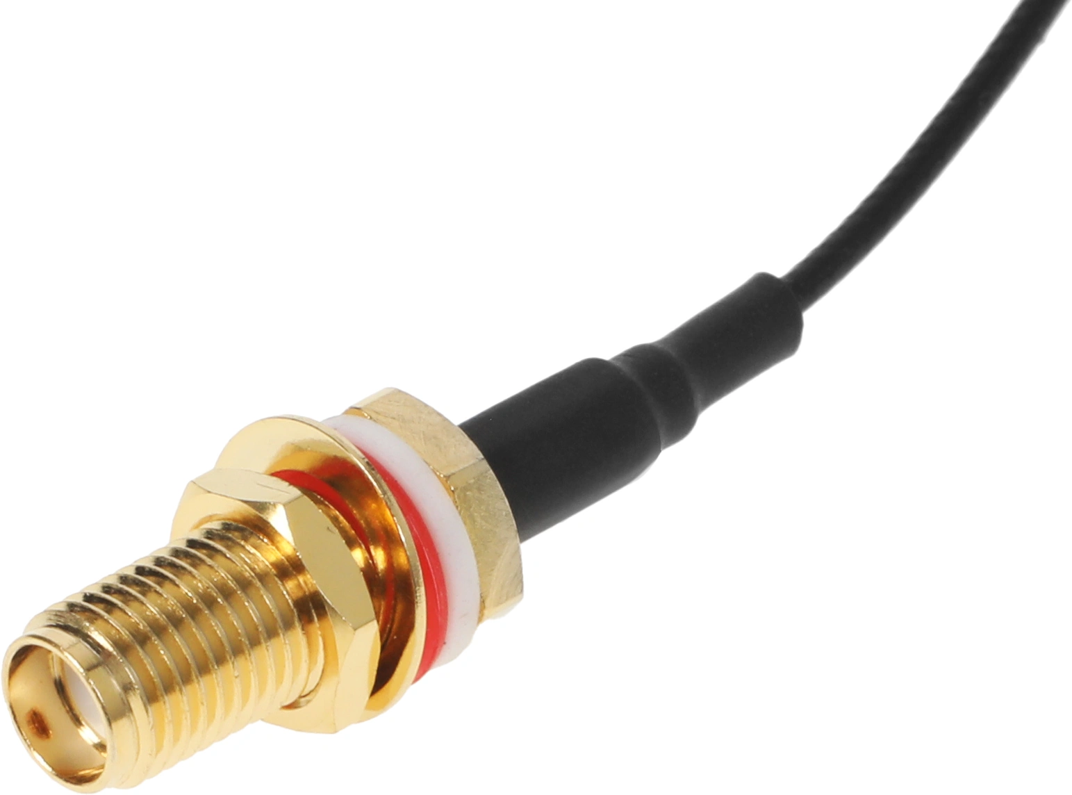Кабель MikroTik ACSMAUFL solid Cu 0.13м черный outdoor U.fl (m)-SMA (f) — миниатюра 3