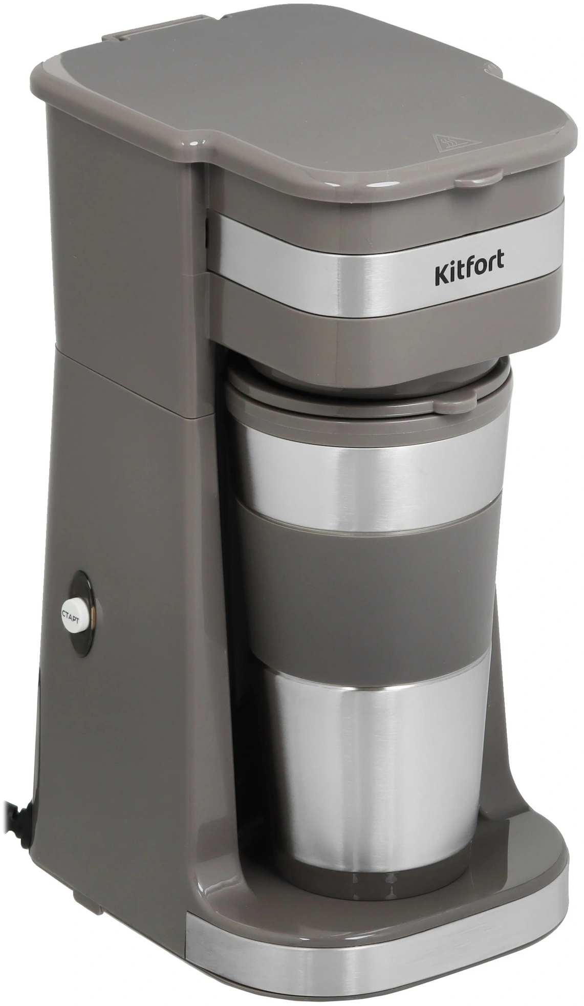 Кофеварка капельная Kitfort КТ-7316 750Вт коричневый/нержавеющая сталь — миниатюра 16