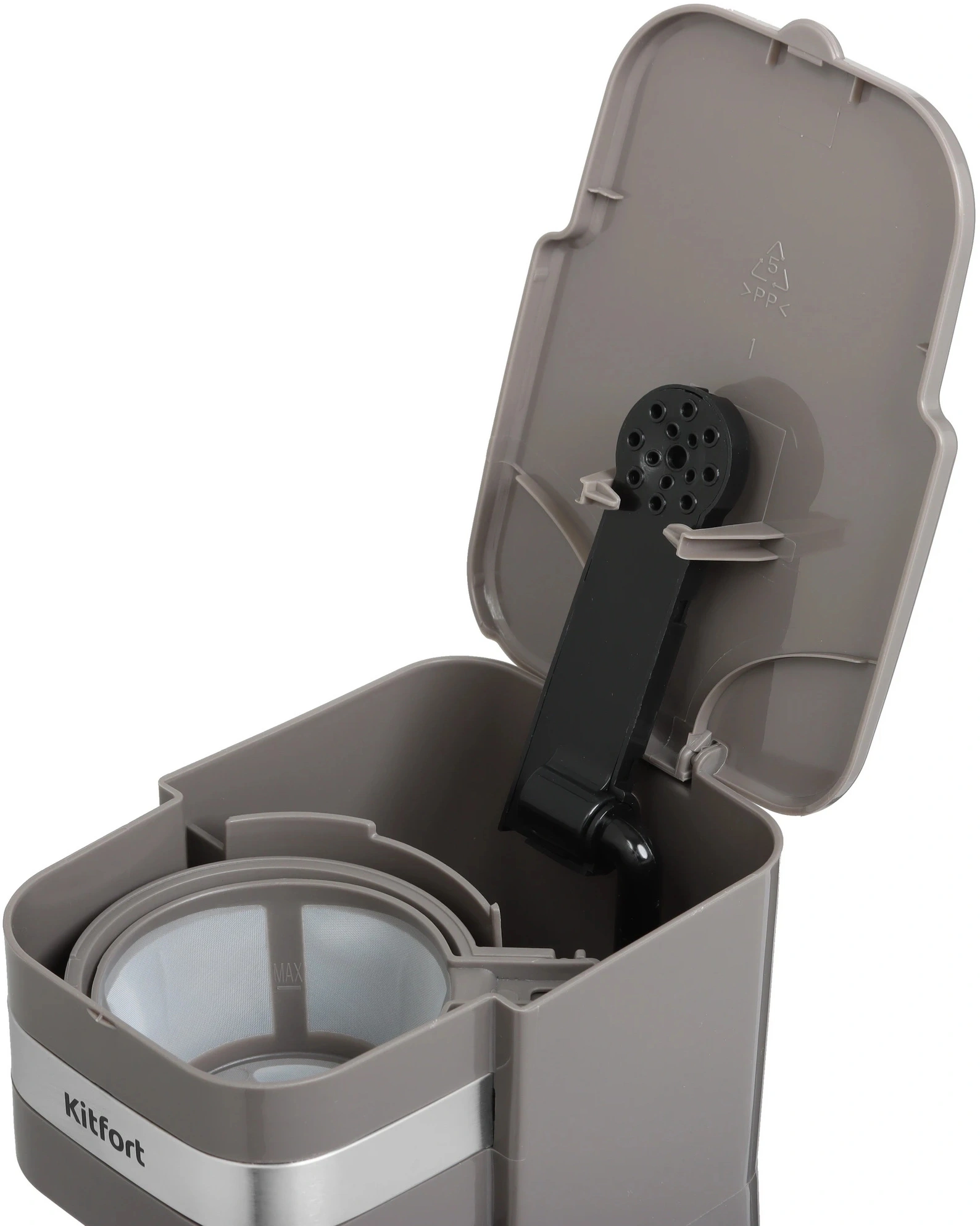Кофеварка капельная Kitfort КТ-7316 750Вт коричневый/нержавеющая сталь — миниатюра 12