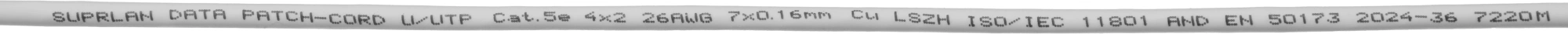 Патч-корд Suprlan 10-0143 UTP RJ-45 вил.-вилка RJ-45 кат.5E 2м серый LSZH 26AWG — миниатюра 4