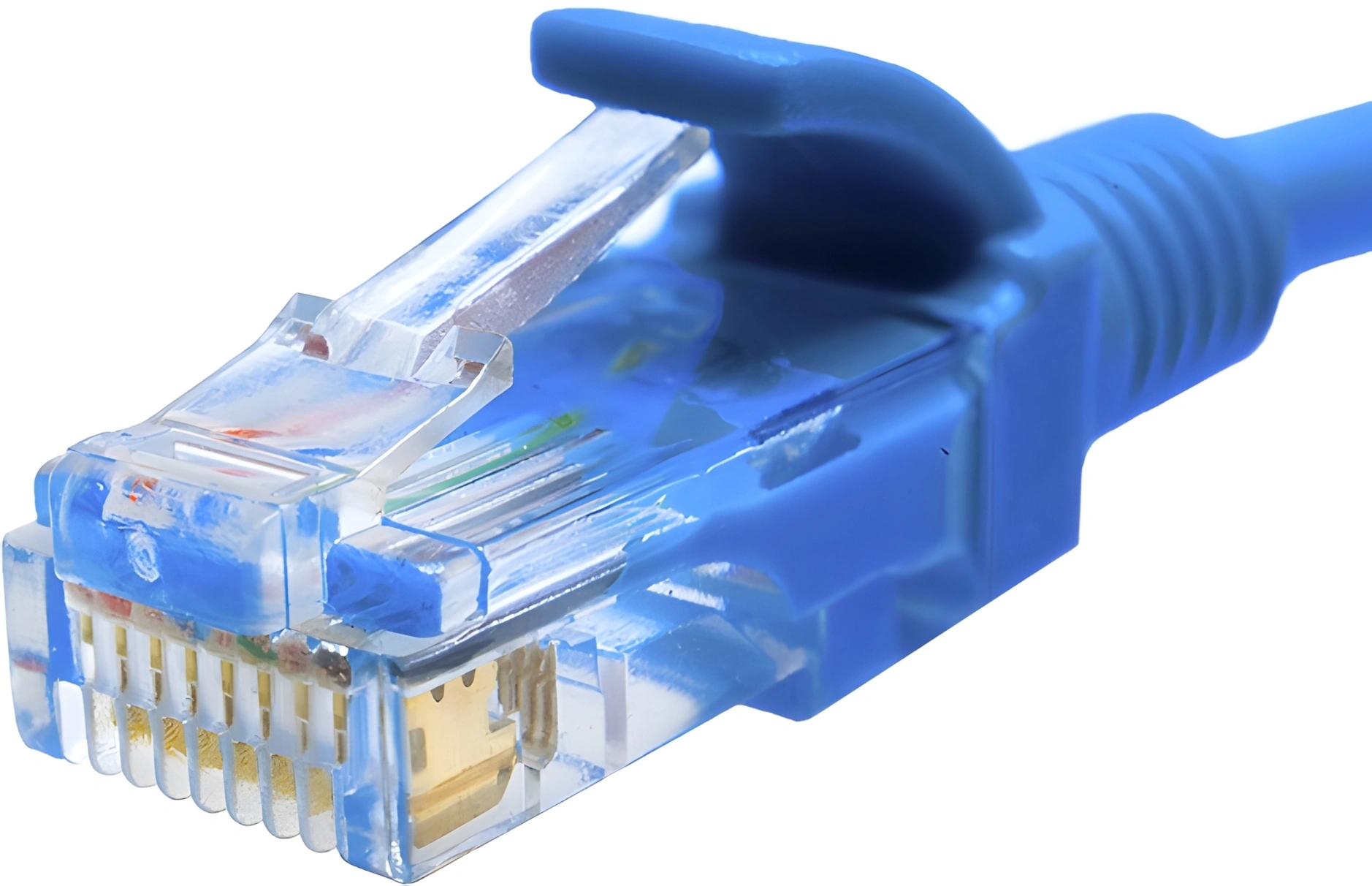 Патч-корд Suprlan 10-0149 UTP RJ-45 вил.-вилка RJ-45 кат.5E 3м синий LSZH 26AWG — миниатюра 4