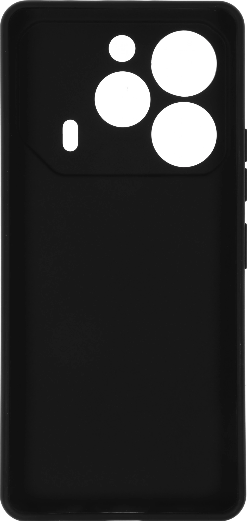 Чехол (клип-кейс) BoraSCO для Tecno Pova 6/6 Pro Silicone Case черный (73173) — миниатюра 2