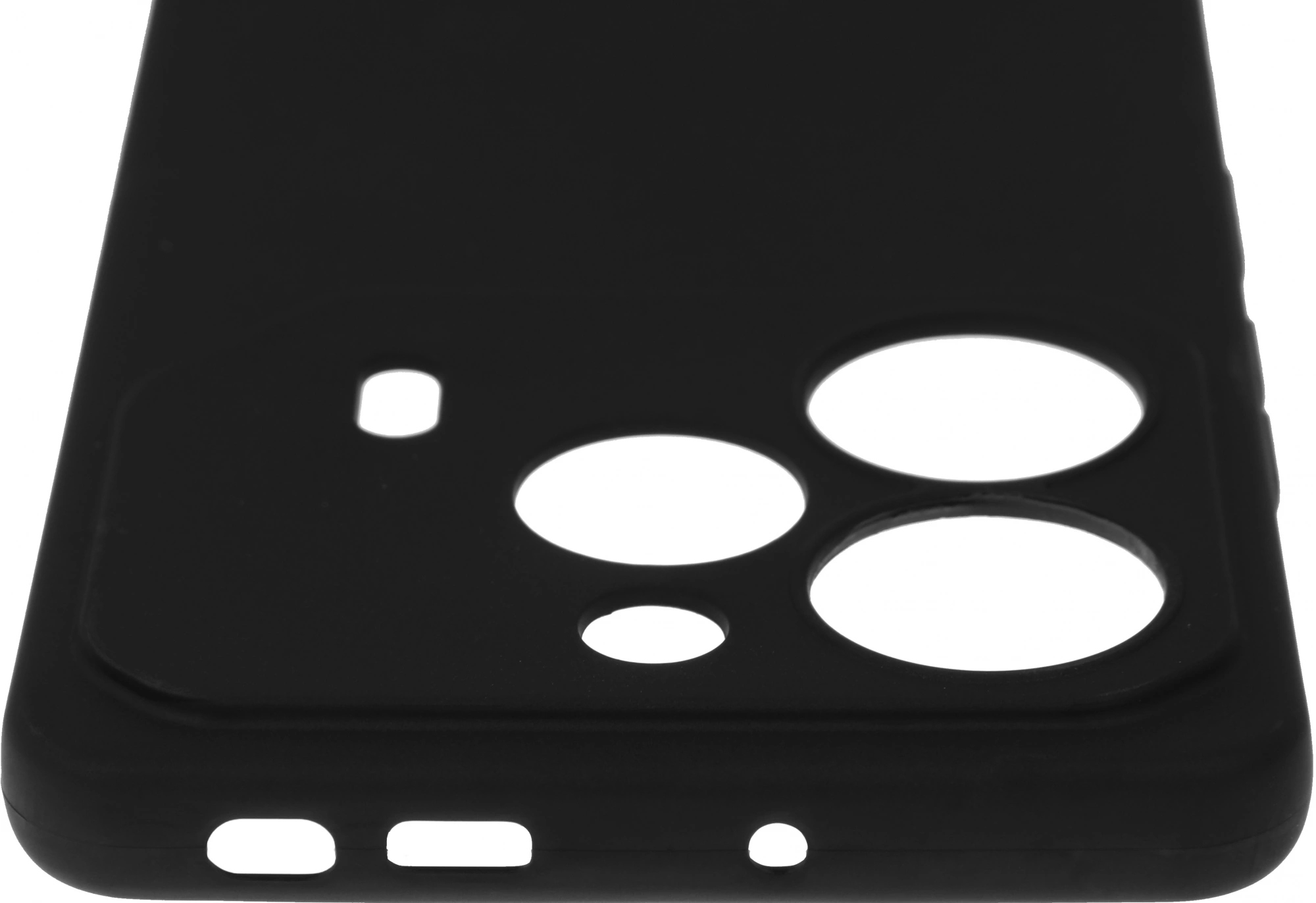 Чехол (клип-кейс) BoraSCO для Tecno Pova 6/6 Pro Silicone Case черный (73173) — миниатюра 5