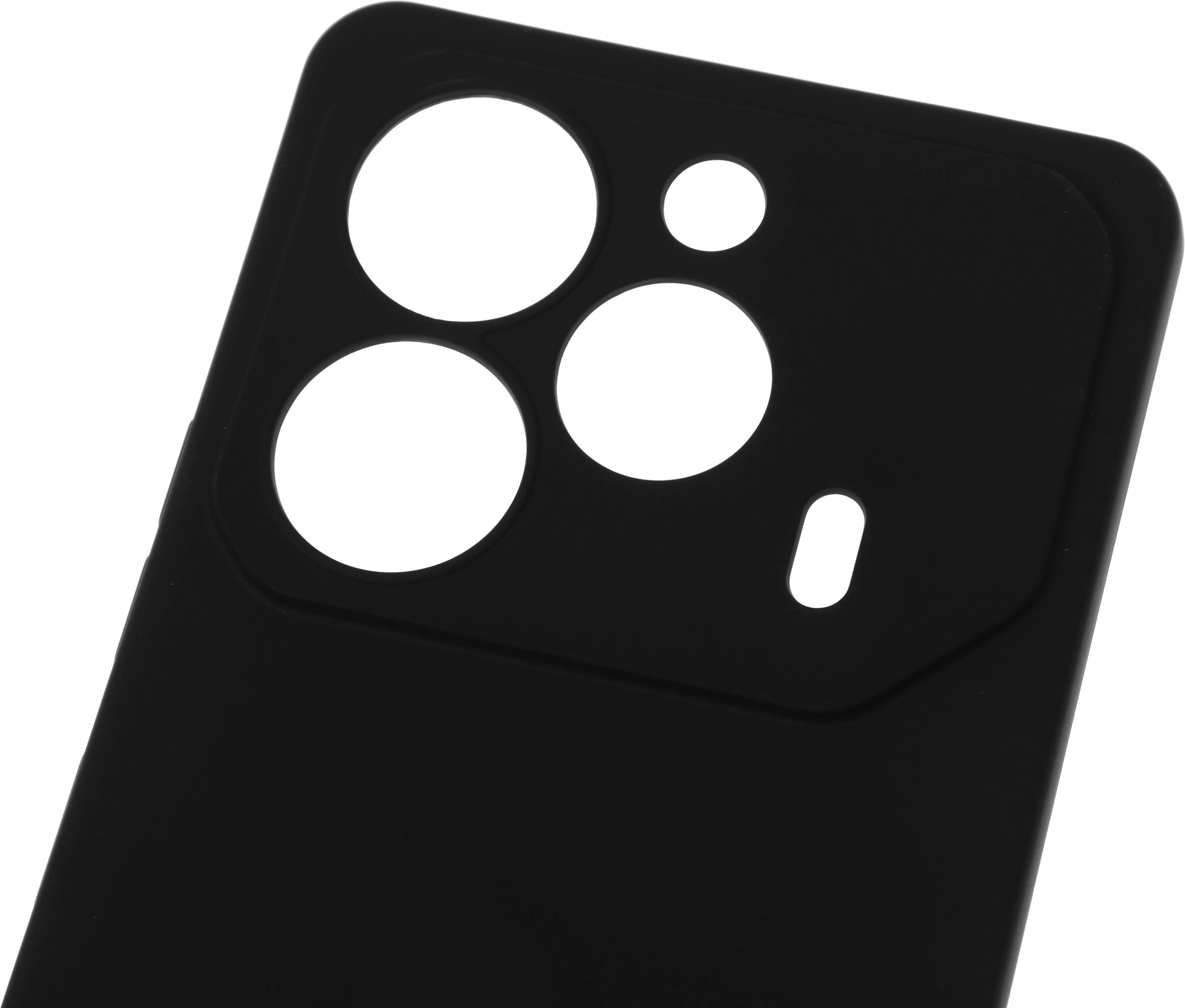 Чехол (клип-кейс) BoraSCO для Tecno Pova 6/6 Pro Silicone Case черный (73173) — миниатюра 6