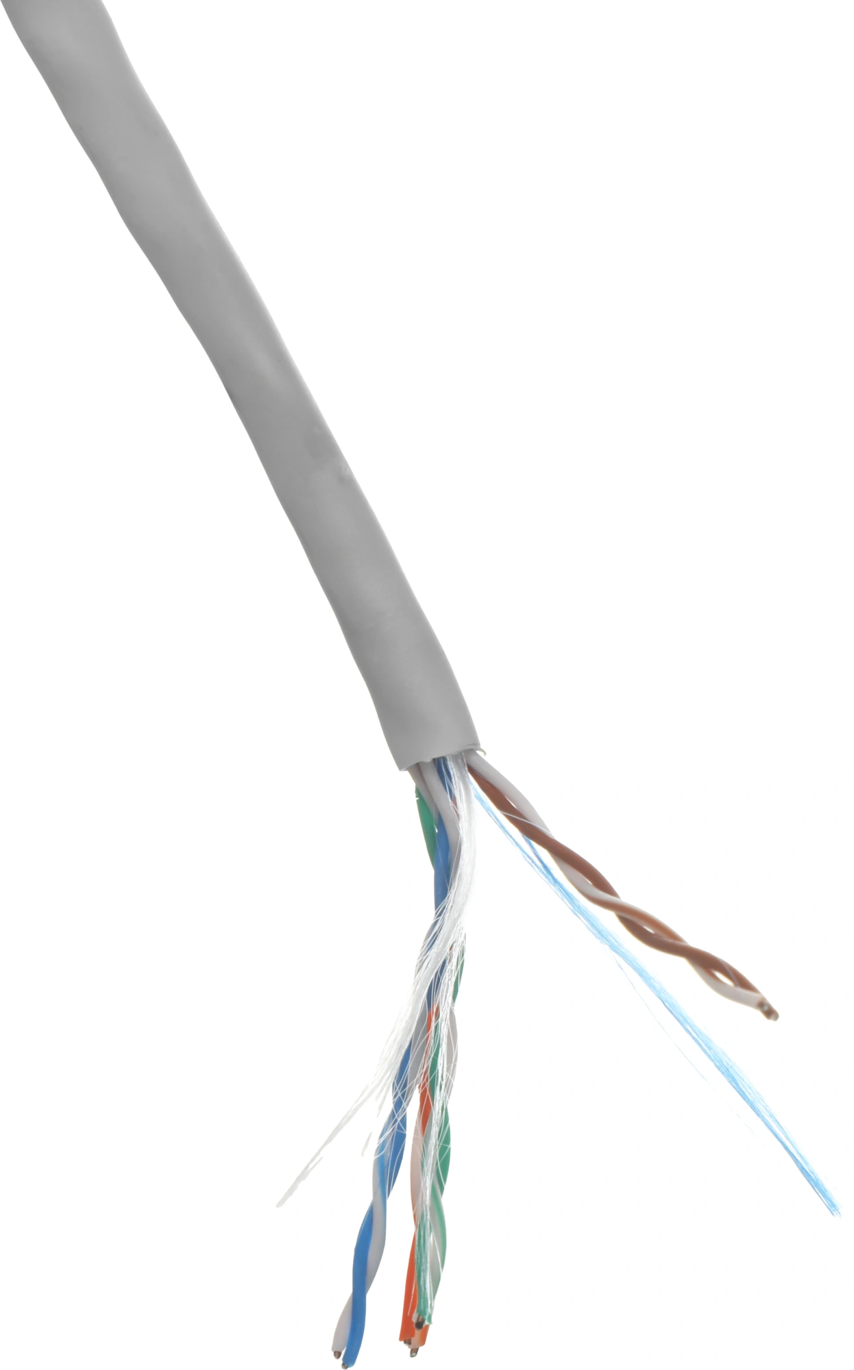Кабель сетевой информационный NetOn 01-0302 кат.5E UTP 4 пары 24AWG PVC внутренний 305м серый — миниатюра 4