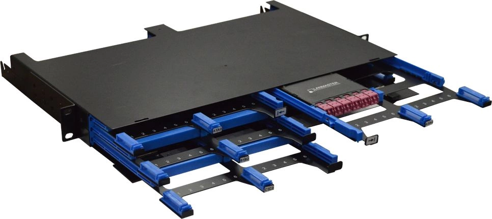 Коробка Lanmaster LAN-FOBM-12MCC-1U 19" 1U 12xMPO — миниатюра 3