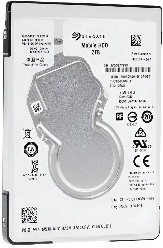 Жесткий диск Seagate SATA-III 2TB ST2000LM007 Notebook Mobile 4KN (5400rpm) 128Mb 2.5" — миниатюра 2