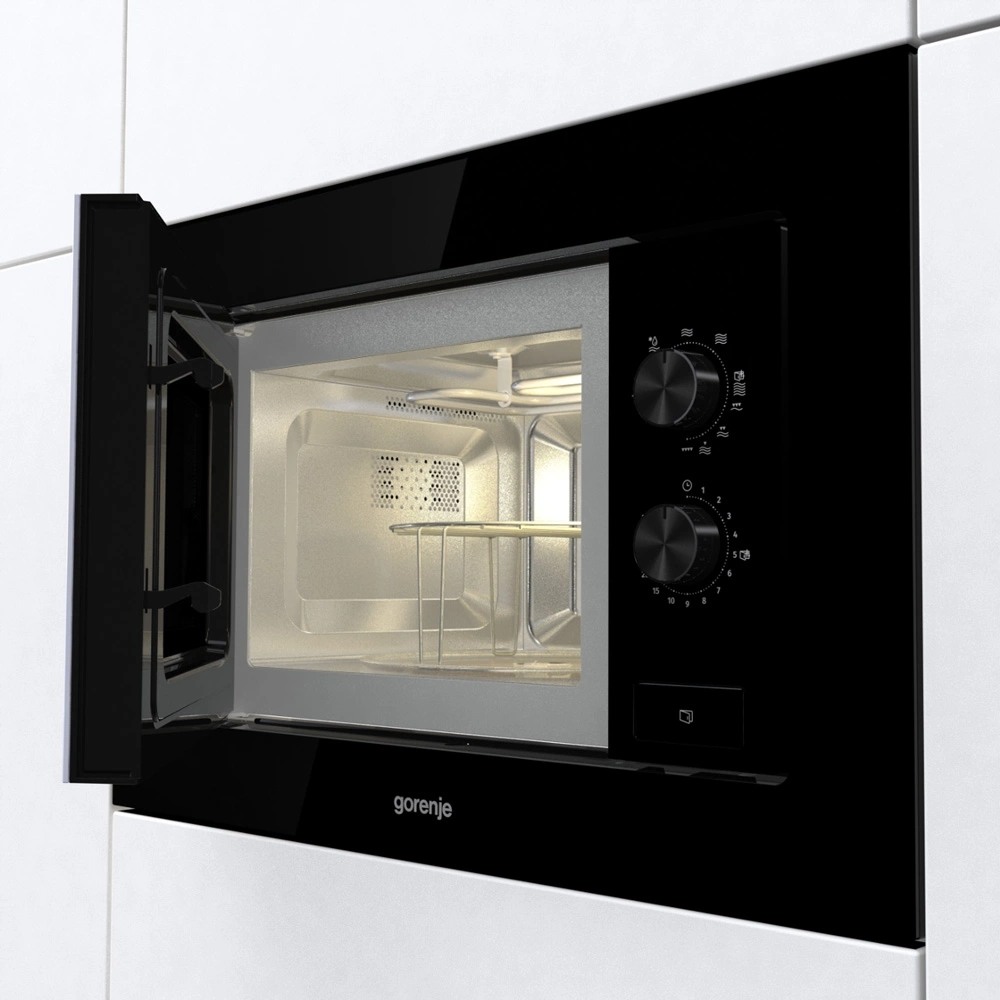 Микроволновая печь Gorenje BM201EG1BG 20л. 800Вт черный (встраиваемая) — миниатюра 4