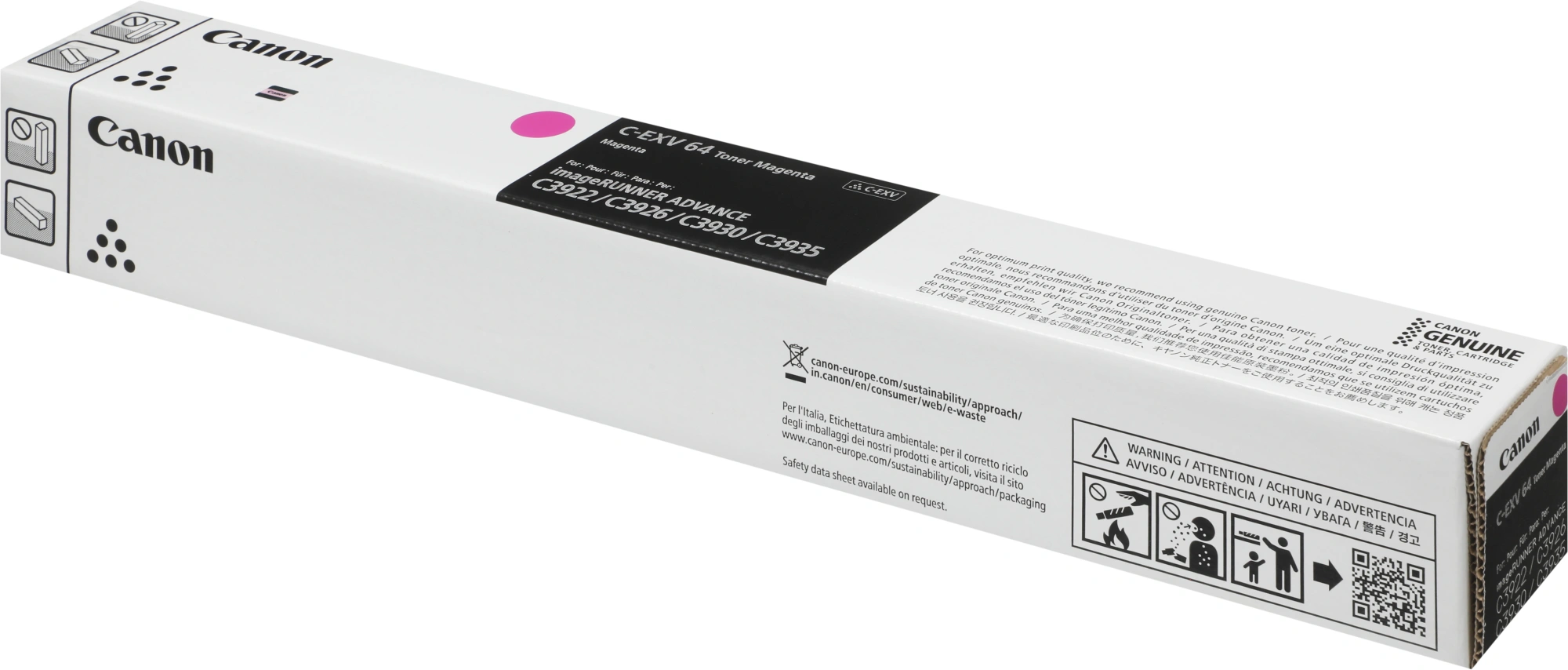 Картридж лазерный Canon C-EXV64M 5755C002 пурпурный (25500стр.) для Canon iR ADV C3922i/С3926i/С3930i/C3835