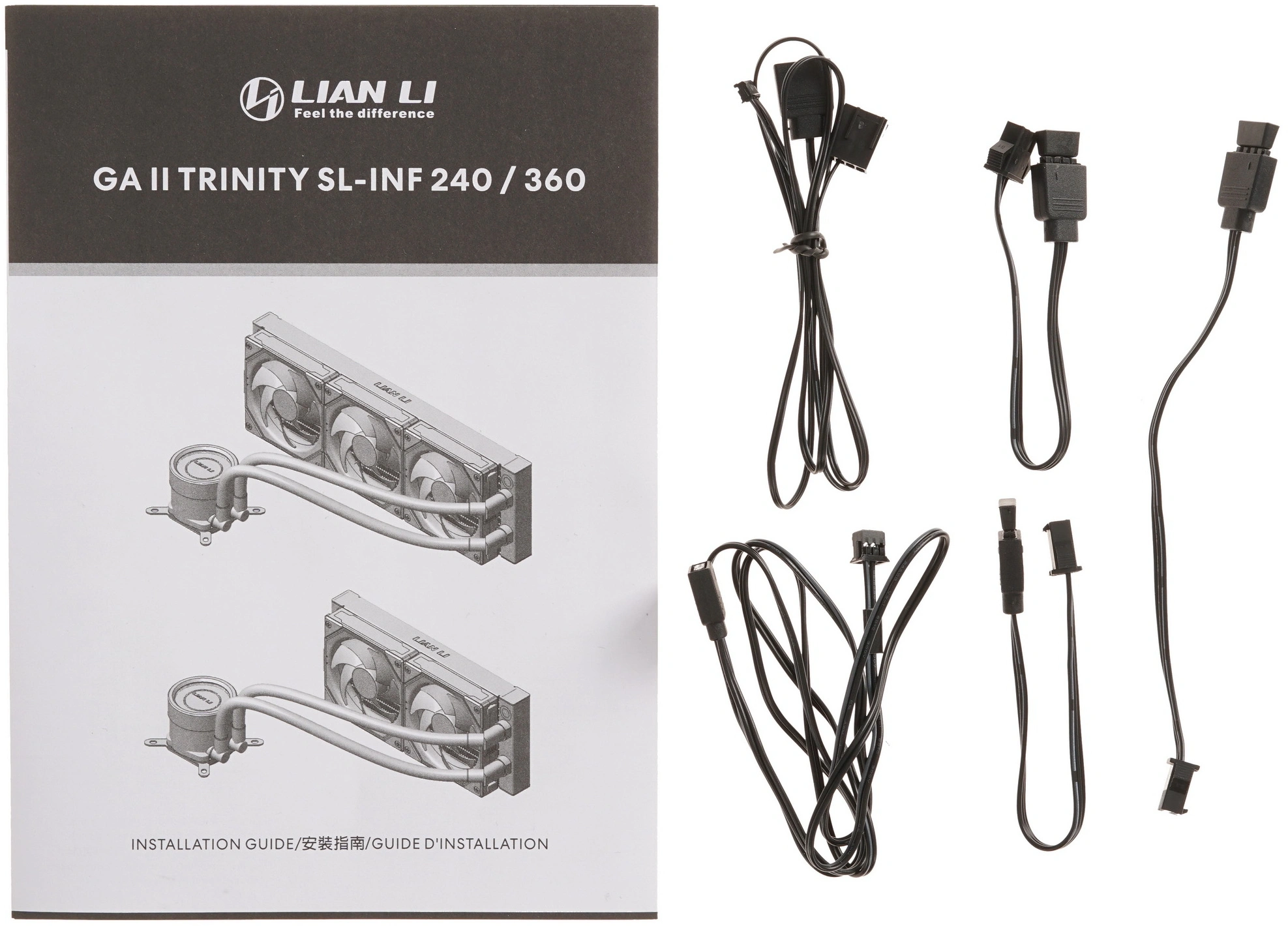 Система водяного охлаждения Lian-Li Galahad II LCD 360 SL-INF ARGB Soc-AM5/AM4/1200/1700/1851 черный 4-pin 29dB Al+Cu LCD Ret (G89.GA2ALCD36INB.00) — миниатюра 6