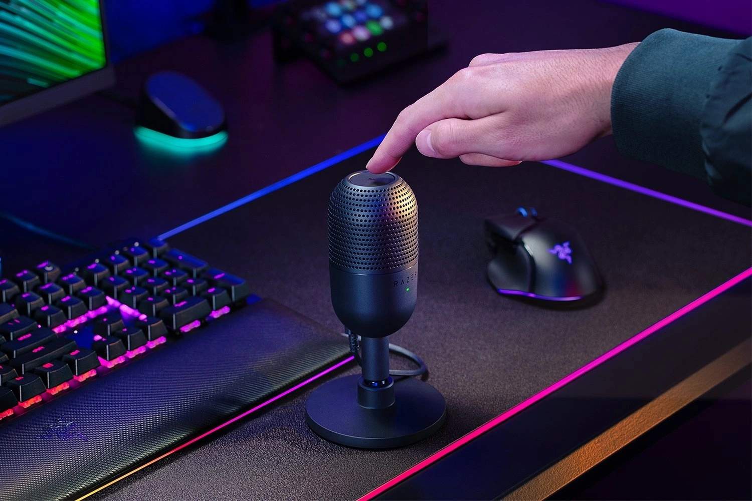 Микрофон проводной Razer Seiren V3 Mini черный — миниатюра 8