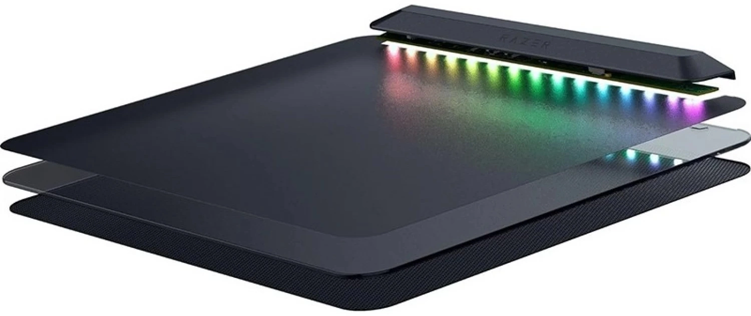 Коврик для мыши Razer V2 Pro черный/зеленый 278x360x4.6мм (RZ02-04920100-R3M1) — миниатюра 3