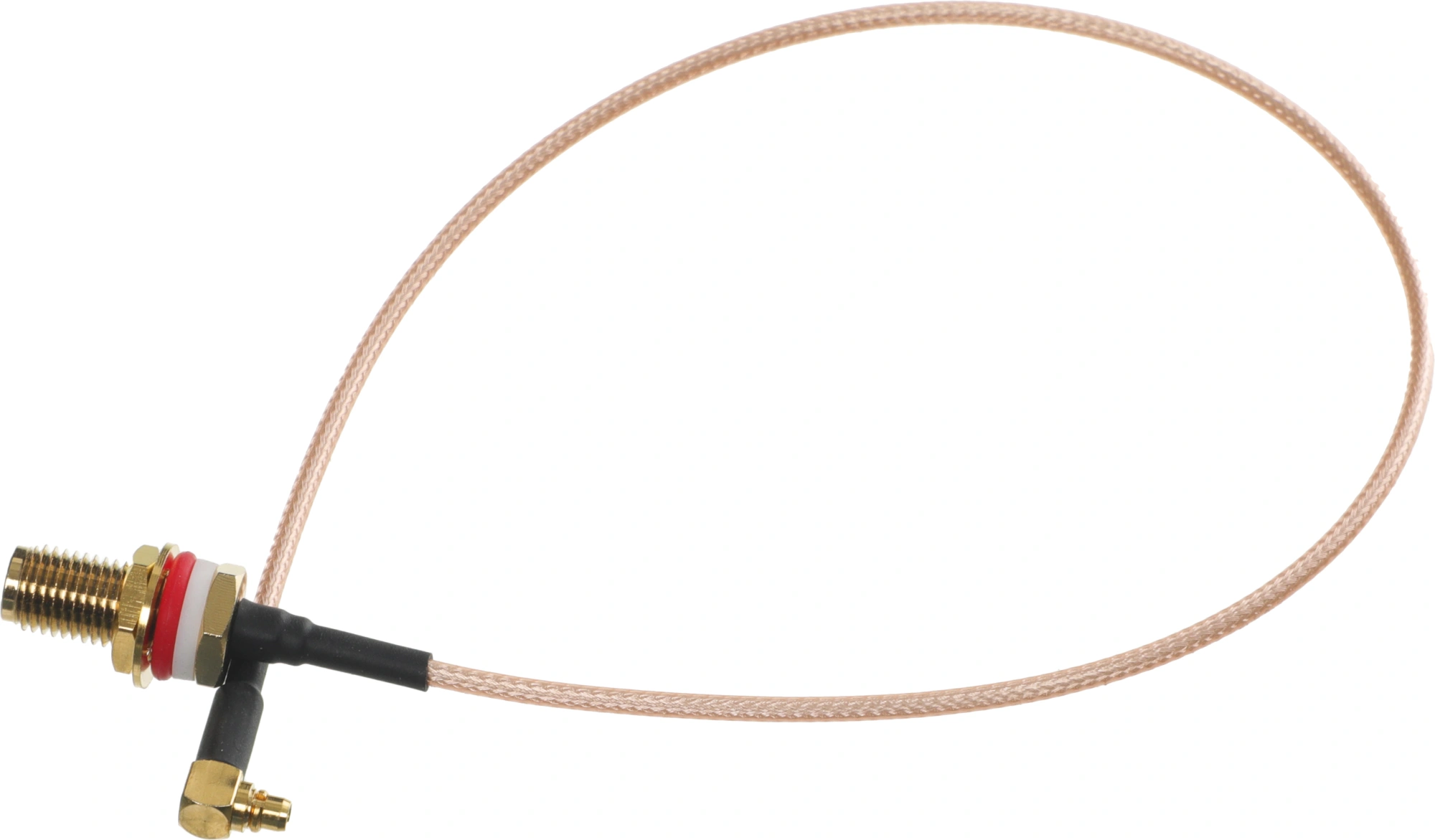 Кабель MikroTik ACMMCXRPSMA 0.26м белый MMCX (m)-RP-SMA (f) — фото 1