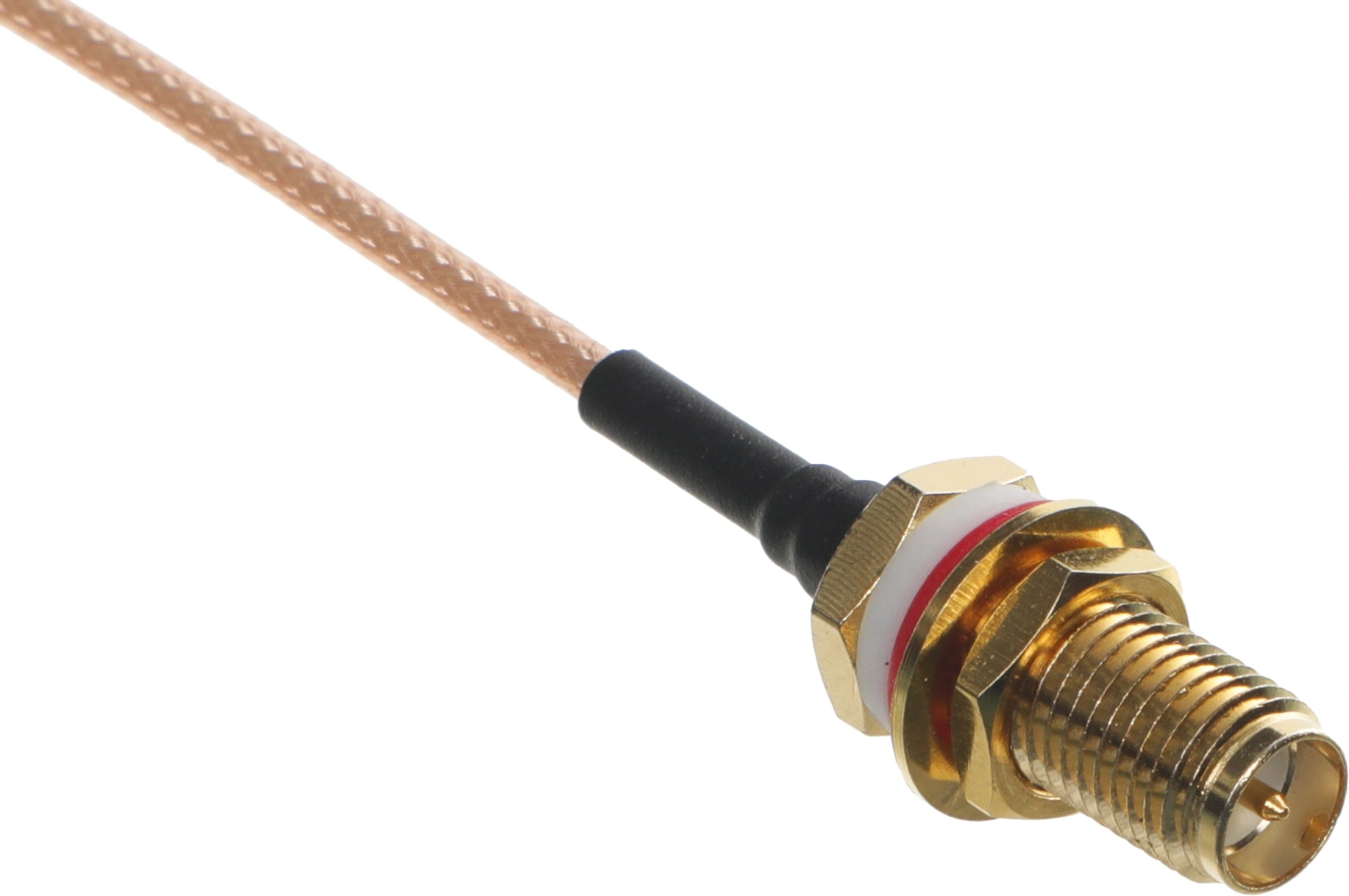 Кабель MikroTik ACMMCXRPSMA 0.26м белый MMCX (m)-RP-SMA (f) — миниатюра 2