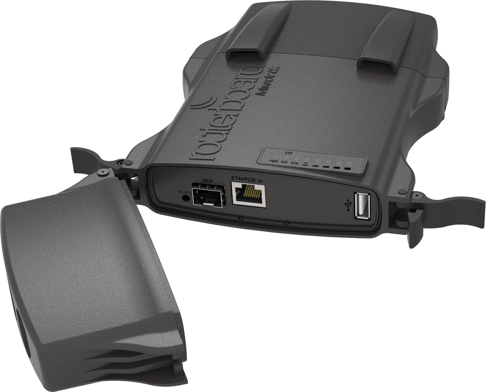 Точка доступа MikroTik NetMetal 5 (RB922UAGS-5HPACD-NM) AC900 10/100/1000BASE-TX черный — миниатюра 4