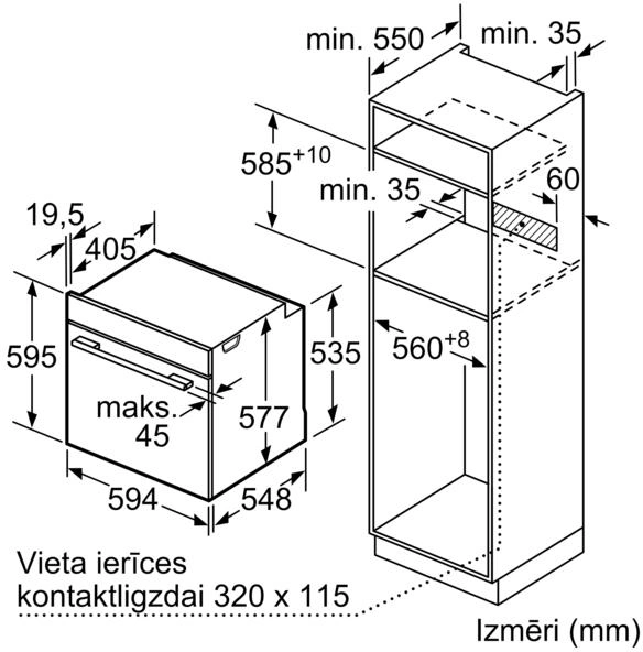 Духовой шкаф Электрический Bosch HBG7721B1 черный — миниатюра 7
