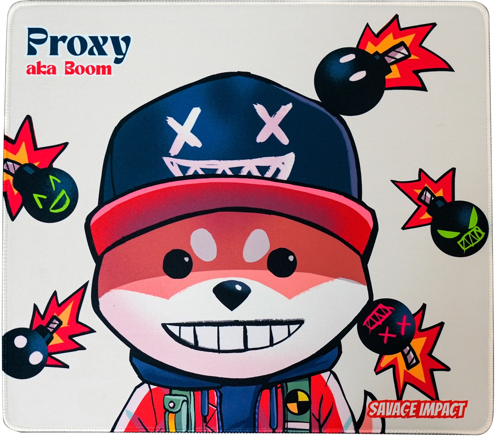 Коврик для мыши A4Tech Bloody SI-45 Proxy Boom Sand рисунок 45x40x4мм (SI-45) — фото 1