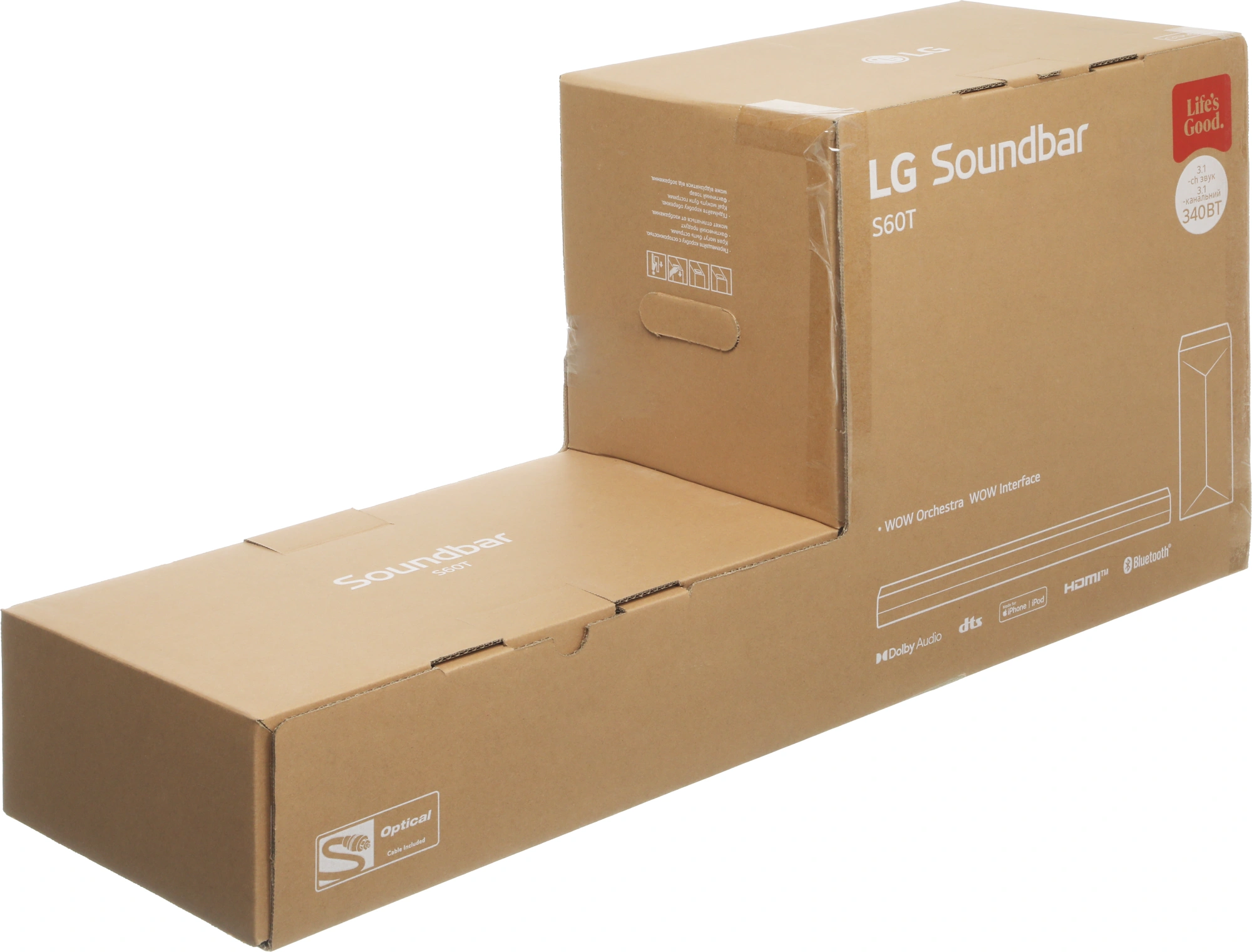 Саундбар LG S60T 3.1 120Вт+220Вт черный — миниатюра 4