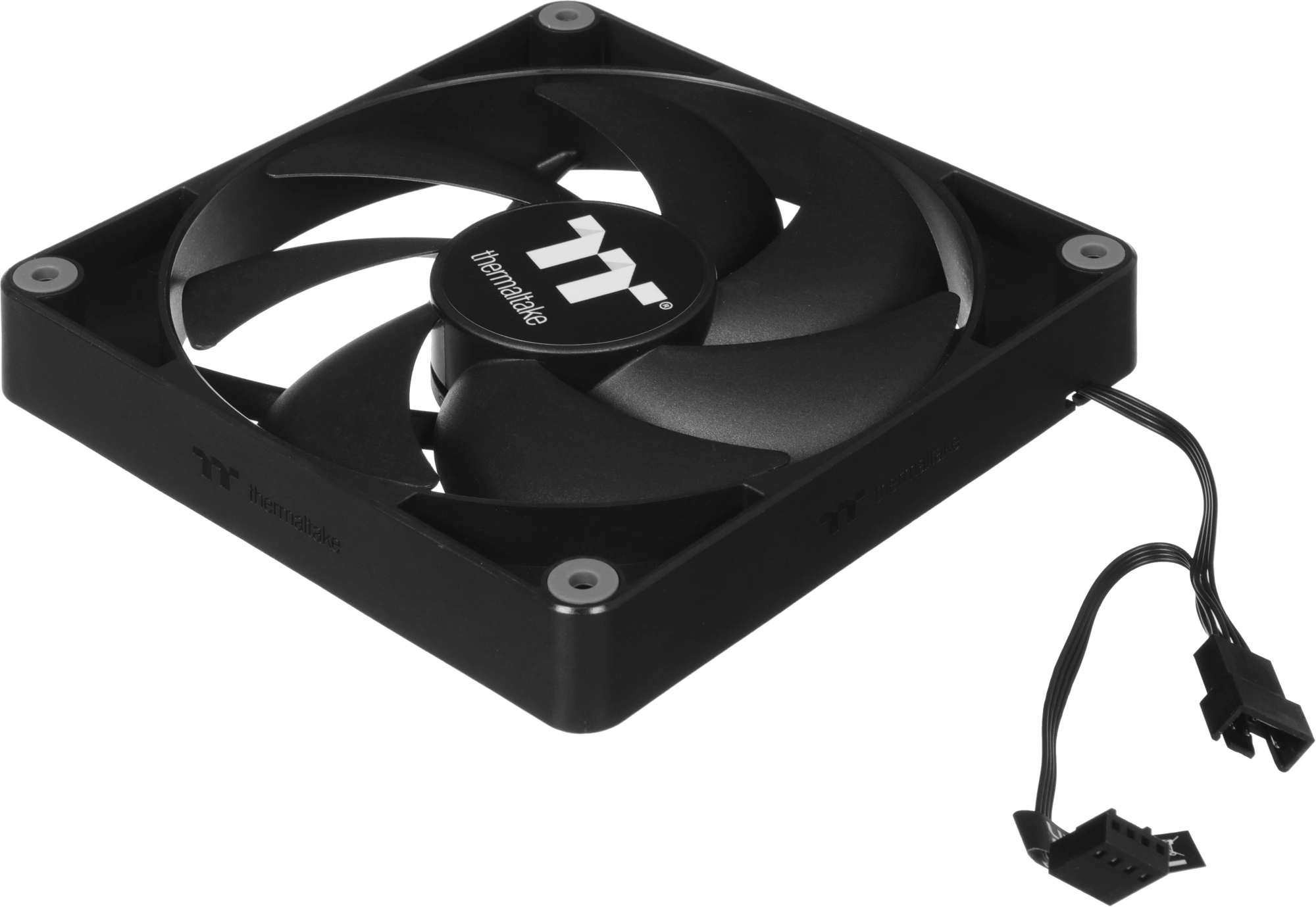 Вентилятор для корпуса Thermaltake CT140 140х140x25 черный 4-pin 30.5дБ (упак.:2шт) (CL-F148-PL14BL-A) Ret — миниатюра 4
