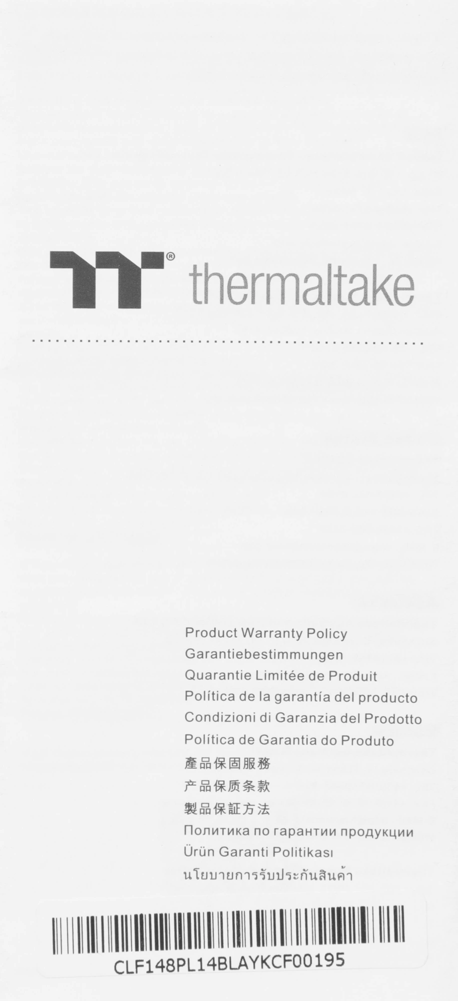 Вентилятор для корпуса Thermaltake CT140 140х140x25 черный 4-pin 30.5дБ (упак.:2шт) (CL-F148-PL14BL-A) Ret — миниатюра 13