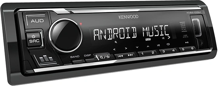Автомагнитола Kenwood KMM-105M 1DIN 4x50Вт USB 2.0 AUX 3 RDS — фото 1