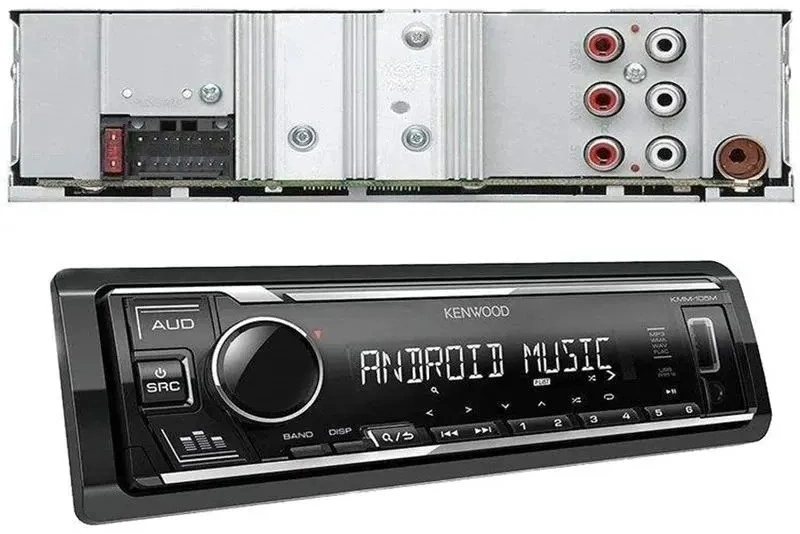 Автомагнитола Kenwood KMM-105M 1DIN 4x50Вт USB 2.0 AUX 3 RDS — миниатюра 6