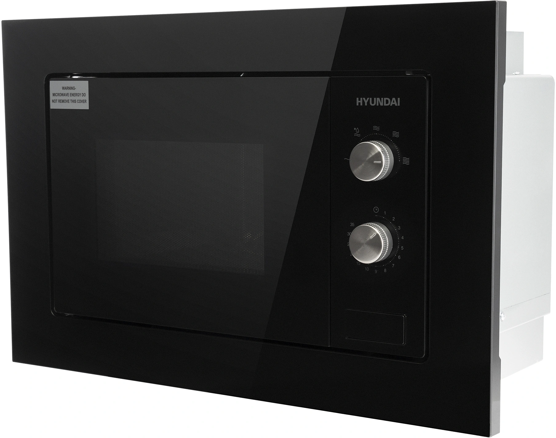 Микроволновая печь Hyundai HBW 2030S BG 20л. 800Вт черный (встраиваемая) — миниатюра 2