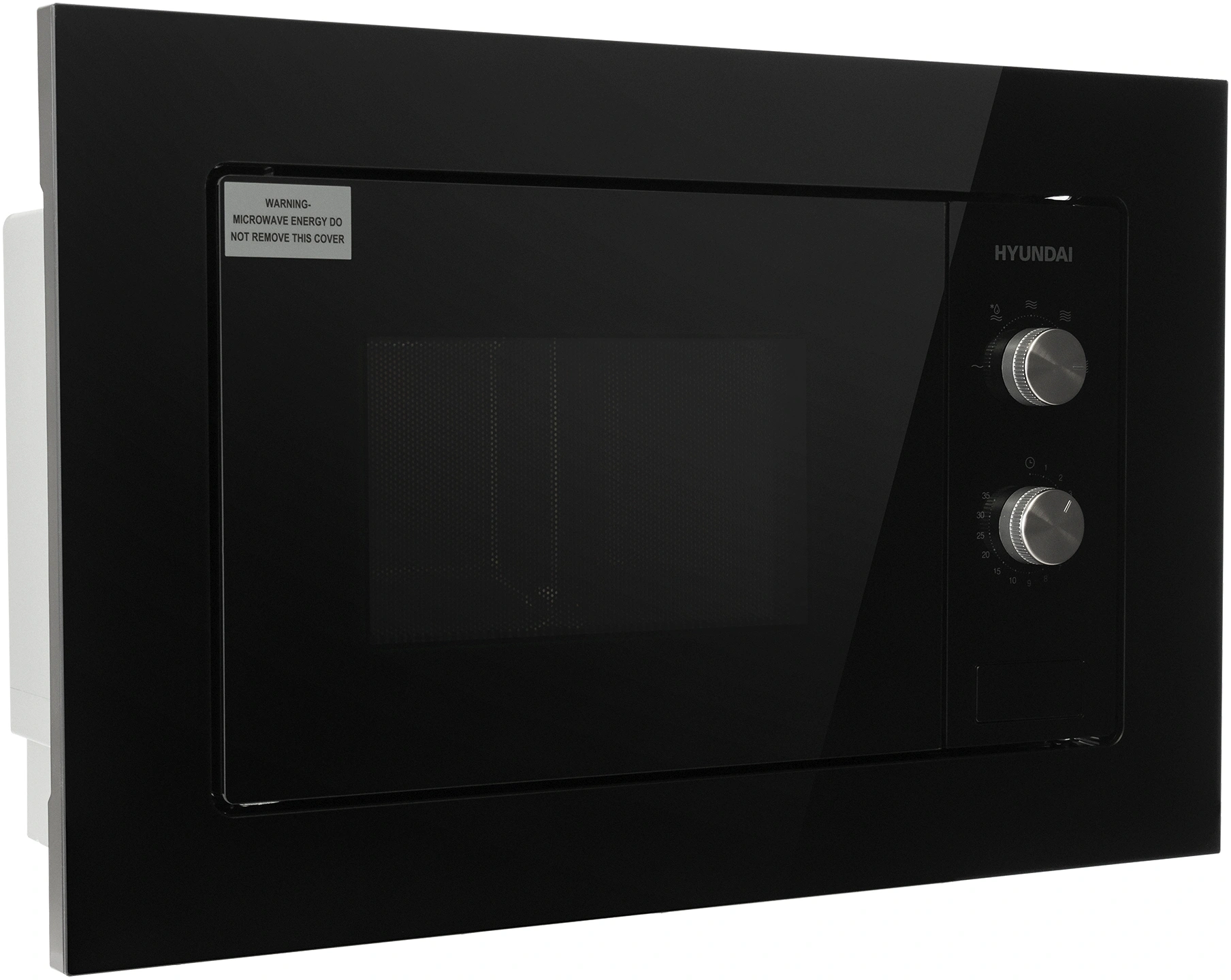 Микроволновая печь Hyundai HBW 2030S BG 20л. 800Вт черный (встраиваемая) — миниатюра 4
