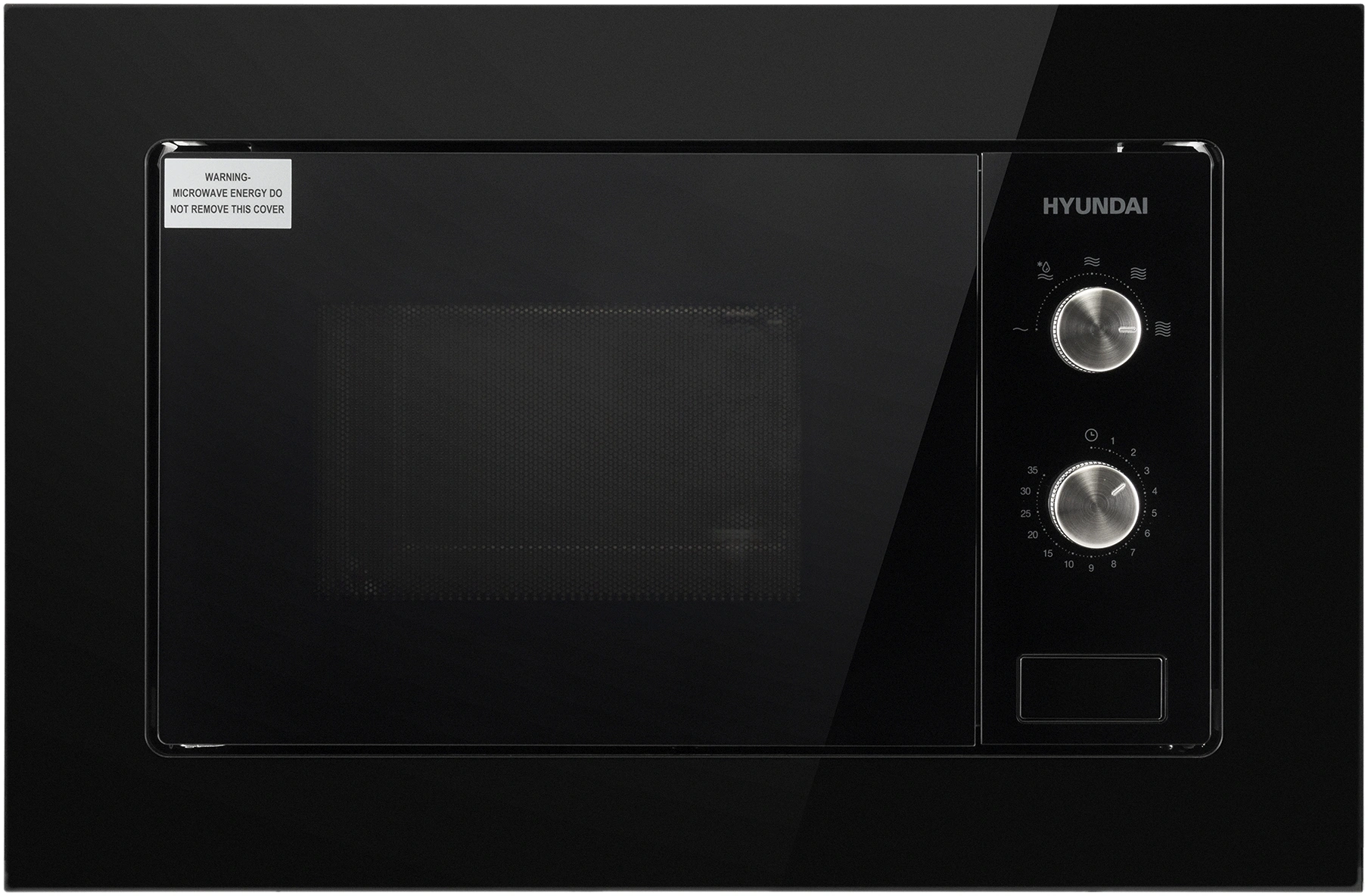 Микроволновая печь Hyundai HBW 2030S BG 20л. 800Вт черный (встраиваемая) — миниатюра 6