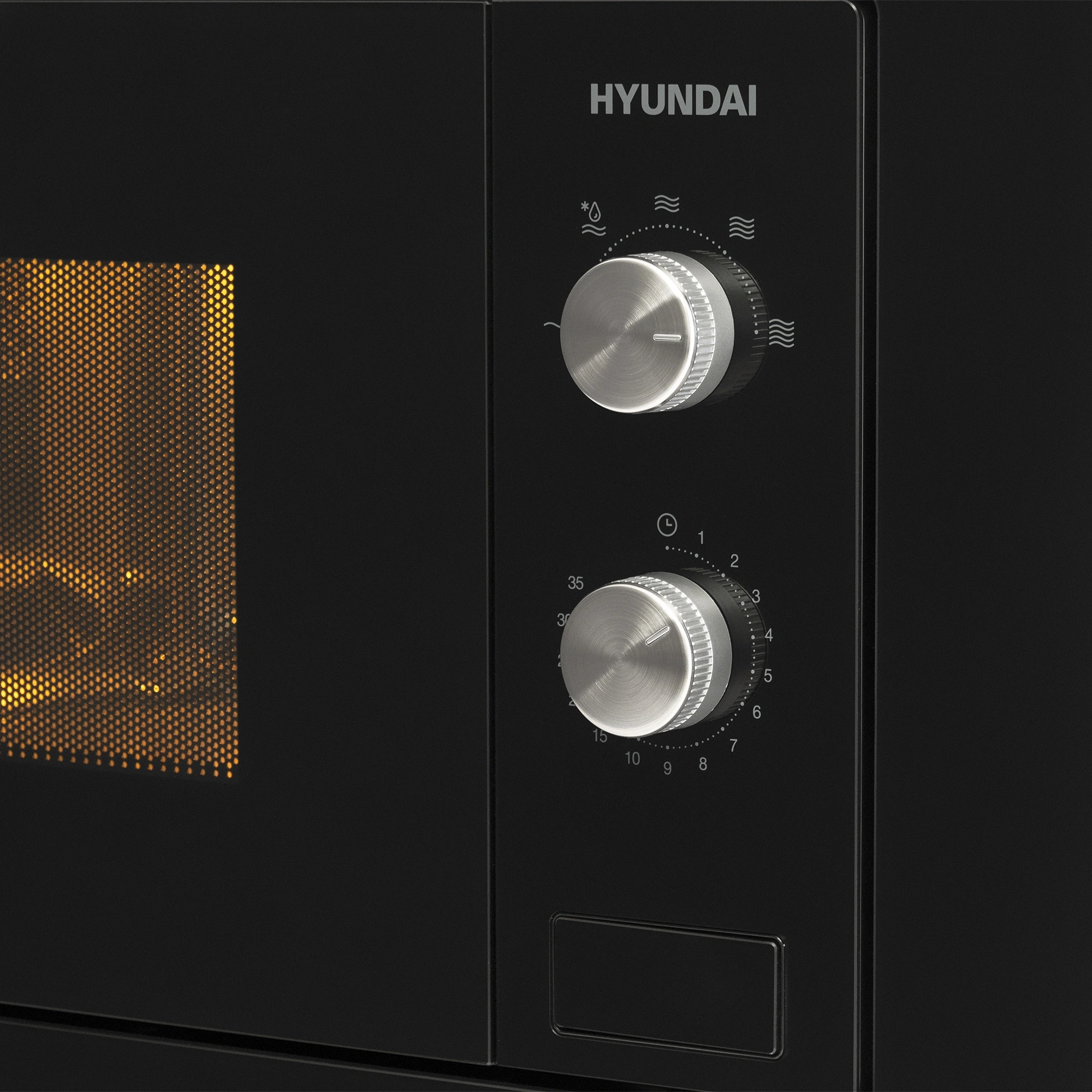 Микроволновая печь Hyundai HBW 2030S BG 20л. 800Вт черный (встраиваемая) — миниатюра 8