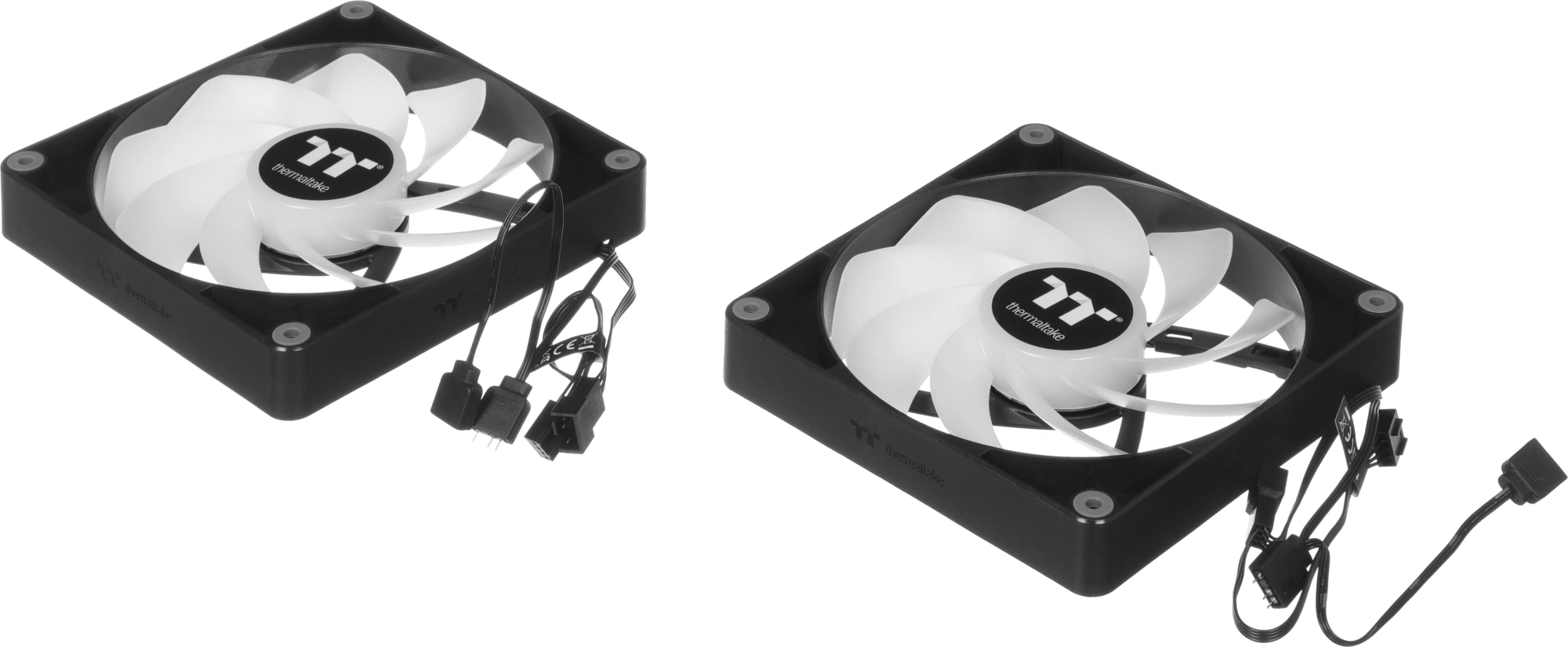 Вентилятор для корпуса Thermaltake CT140 Sync Reverse ARGB 140х140x25 черный 4-pin 32.8дБ (упак.:2шт) (CL-F174-PL14SW-A) Ret — миниатюра 10
