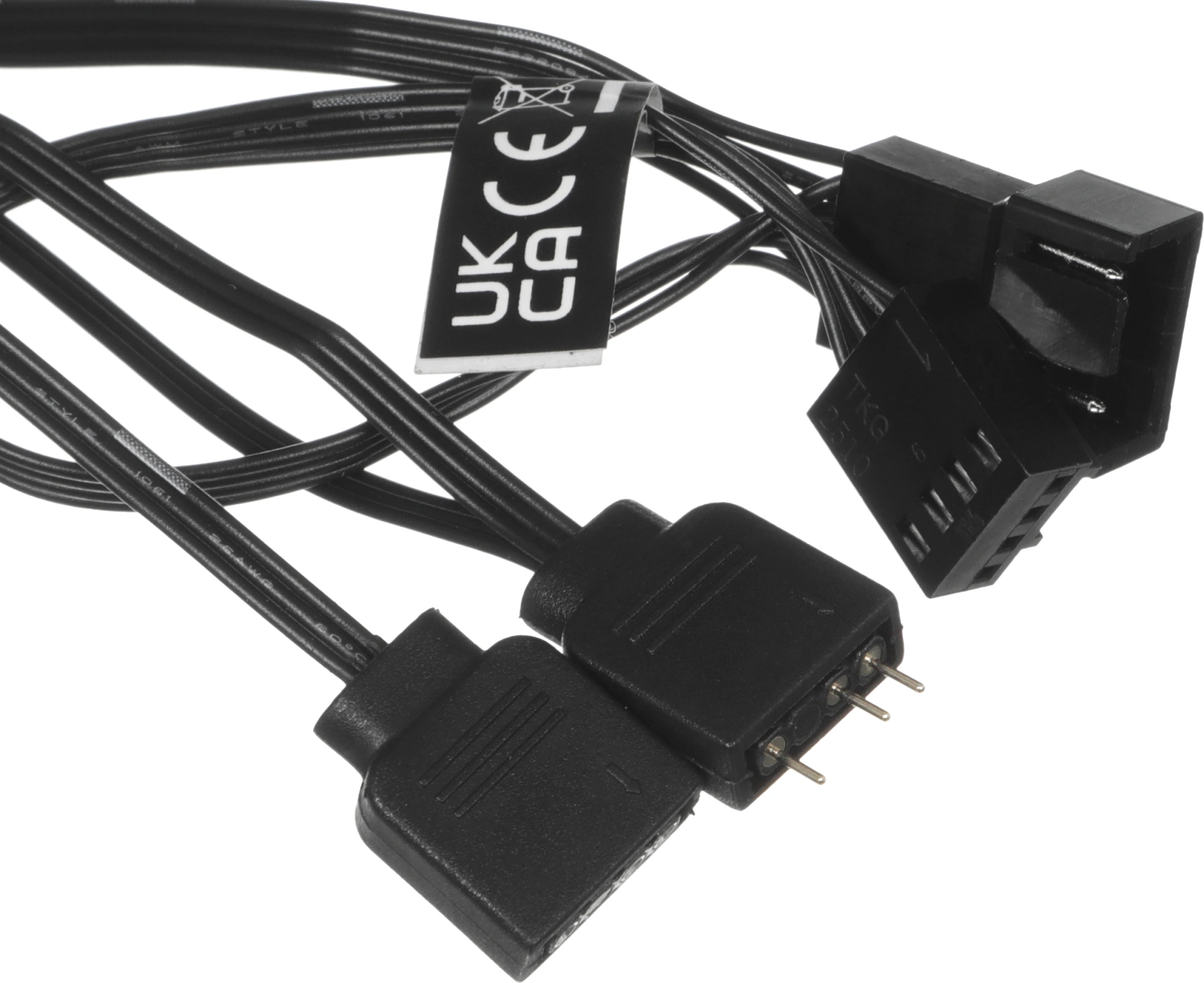 Вентилятор для корпуса Thermaltake CT140 Sync Reverse ARGB 140х140x25 черный 4-pin 32.8дБ (упак.:2шт) (CL-F174-PL14SW-A) Ret — миниатюра 9