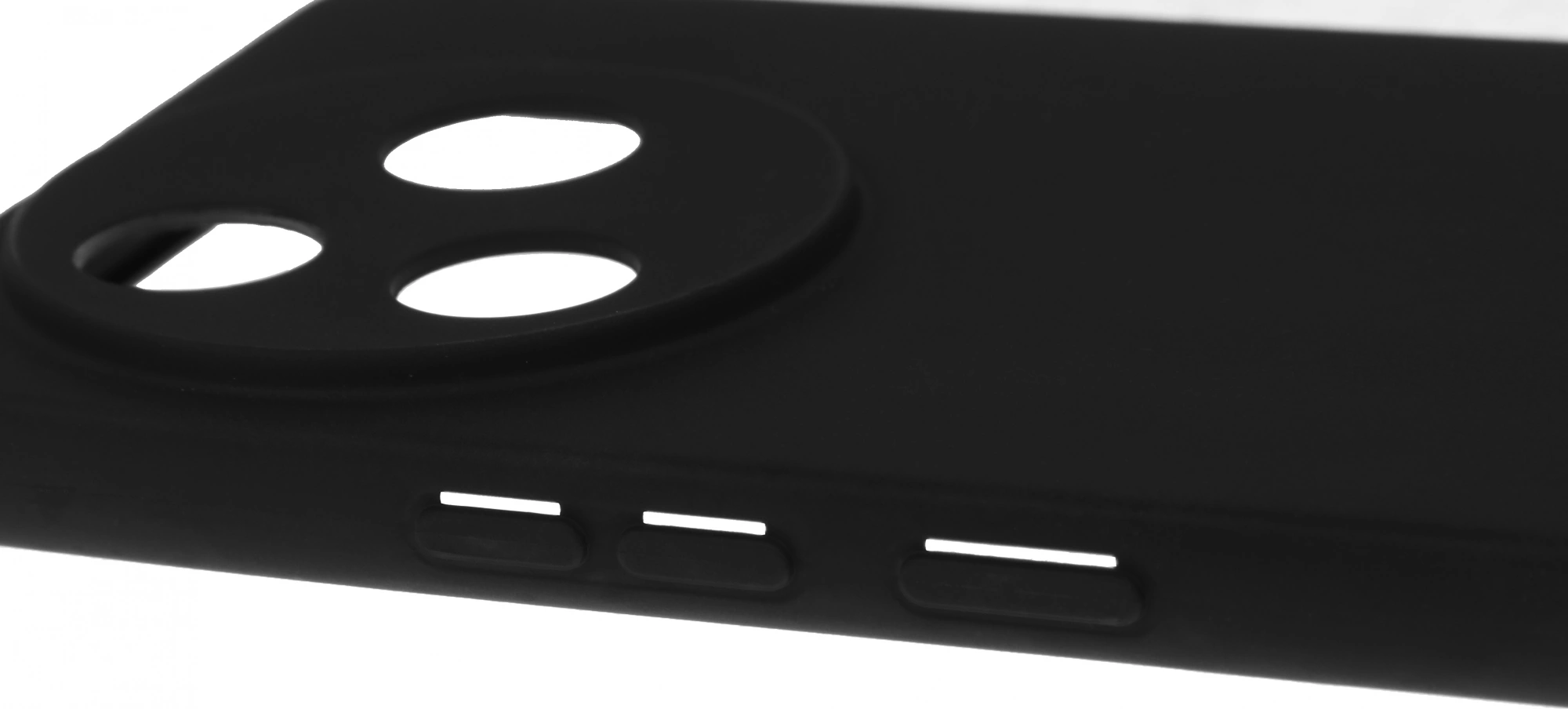 Чехол (клип-кейс) BoraSCO для Tecno Camon 30 Pro Silicone Case черный (73278) — миниатюра 3
