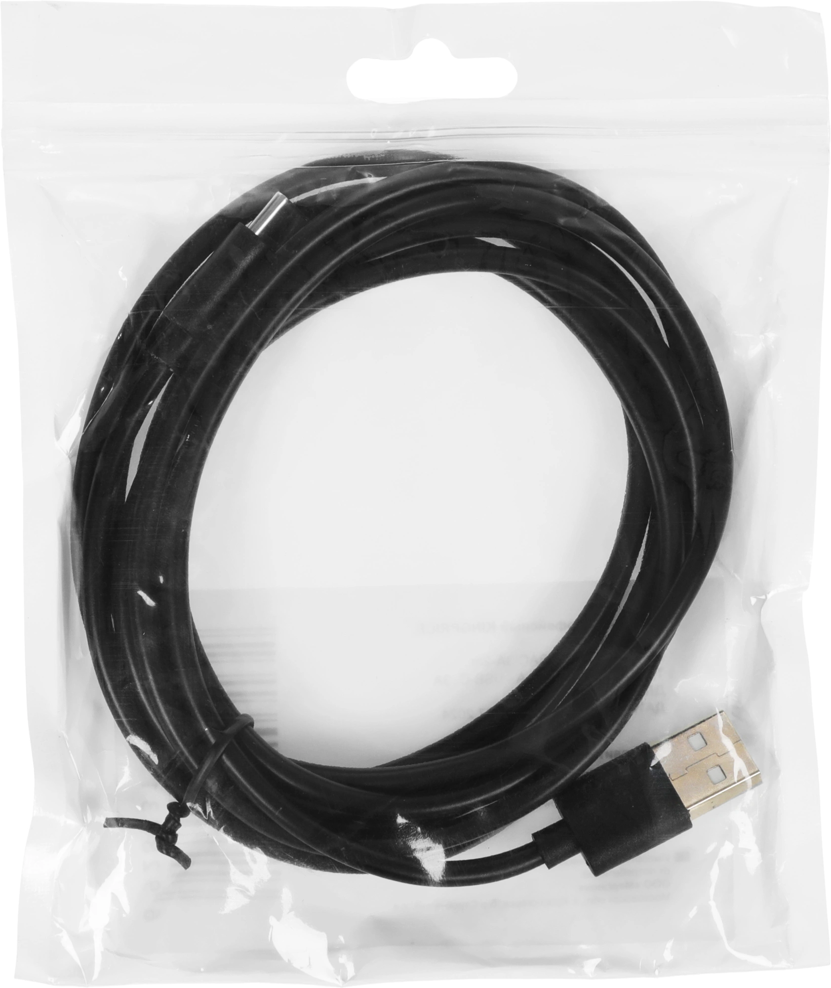 Кабель KingPrice KP-USBAC-3A-2m USB (m)-USB Type-C (m) 2м черный — миниатюра 4