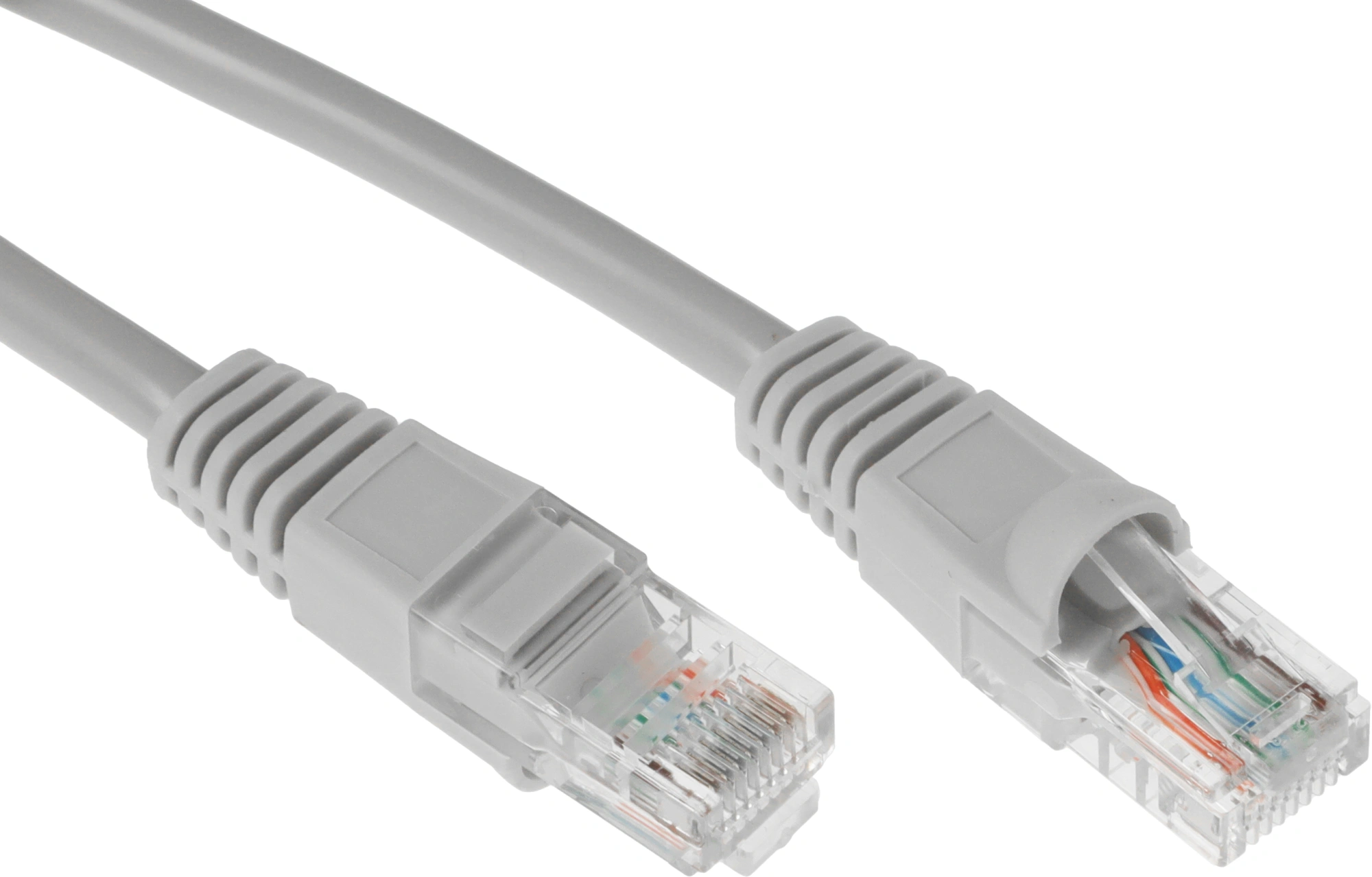 Патч-корд KingPrice KP-PC-c5e-5m-g 1Гбит/с UTP 4 пары cat.5E CCA molded 5м серый RJ-45 (m)-RJ-45 (m) — миниатюра 3