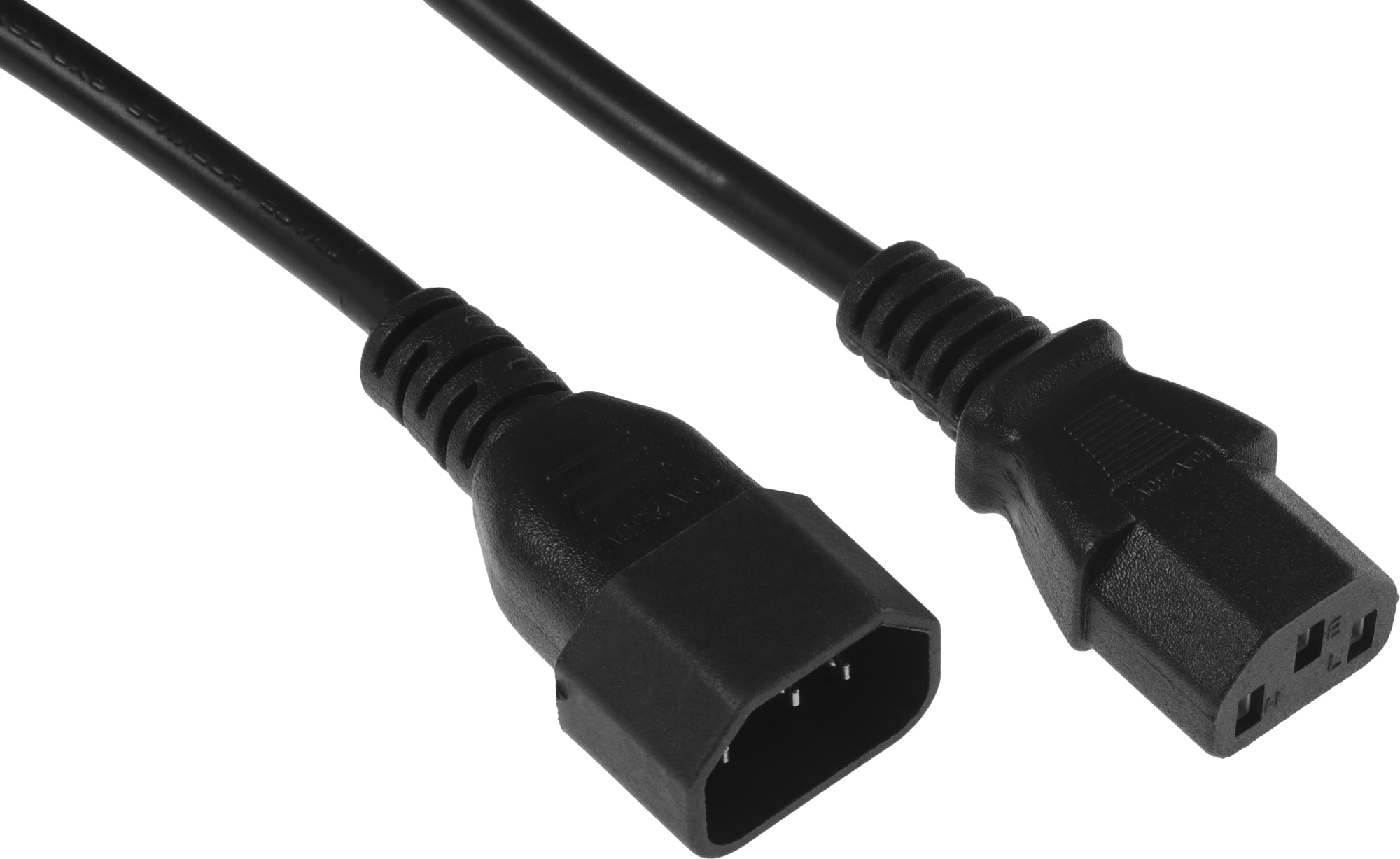 Кабель-удлинитель KingPrice KP-PC-C13-C14-3m IEC C13 IEC C14 3м черный — миниатюра 4