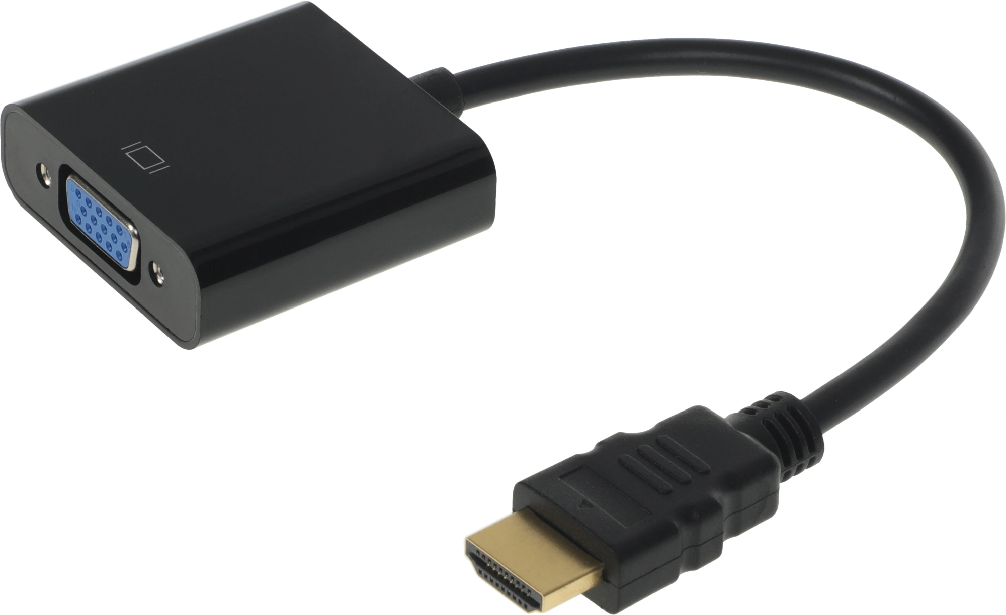 Переходник KingPrice KP-HDMI(m)-VGA(f) HDMI (m)/VGA (f) 0.1м. черный — миниатюра 4