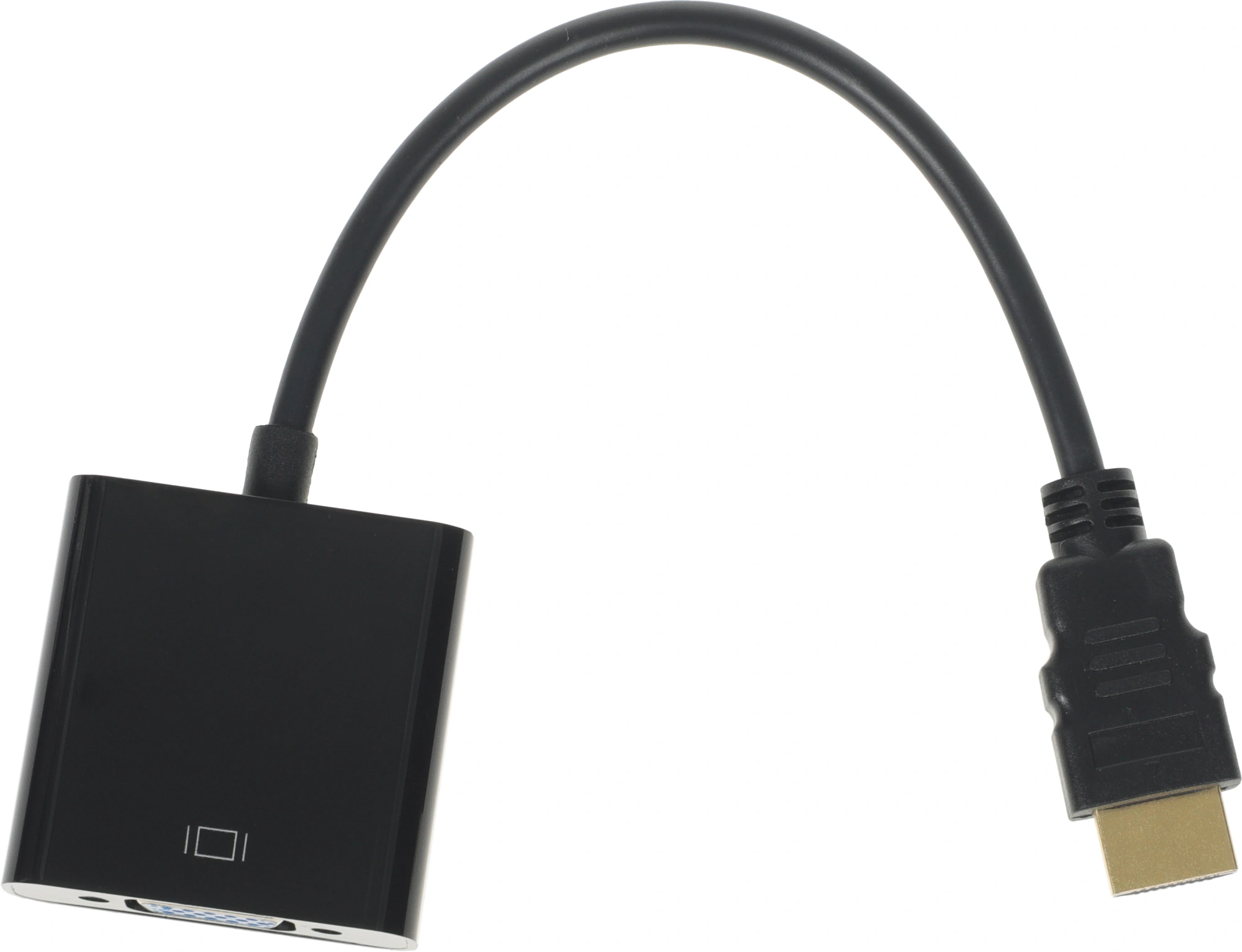 Переходник KingPrice KP-HDMI(m)-VGA(f) HDMI (m)/VGA (f) 0.1м. черный — миниатюра 6